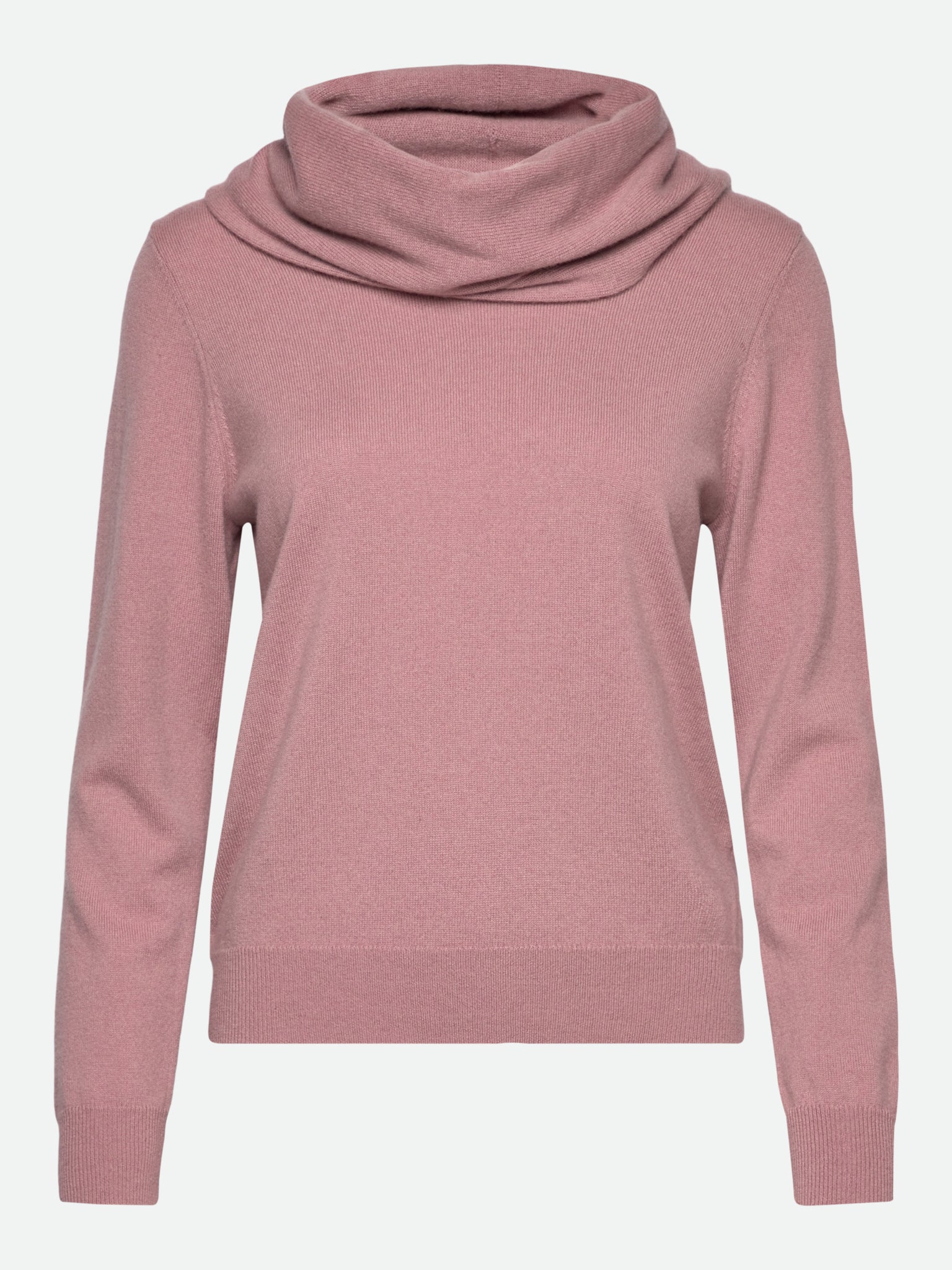 RWLaica Cashmere Long Sleeve Waterfall Collar Pullover PULLOVER Rosemunde Woman S woodrose