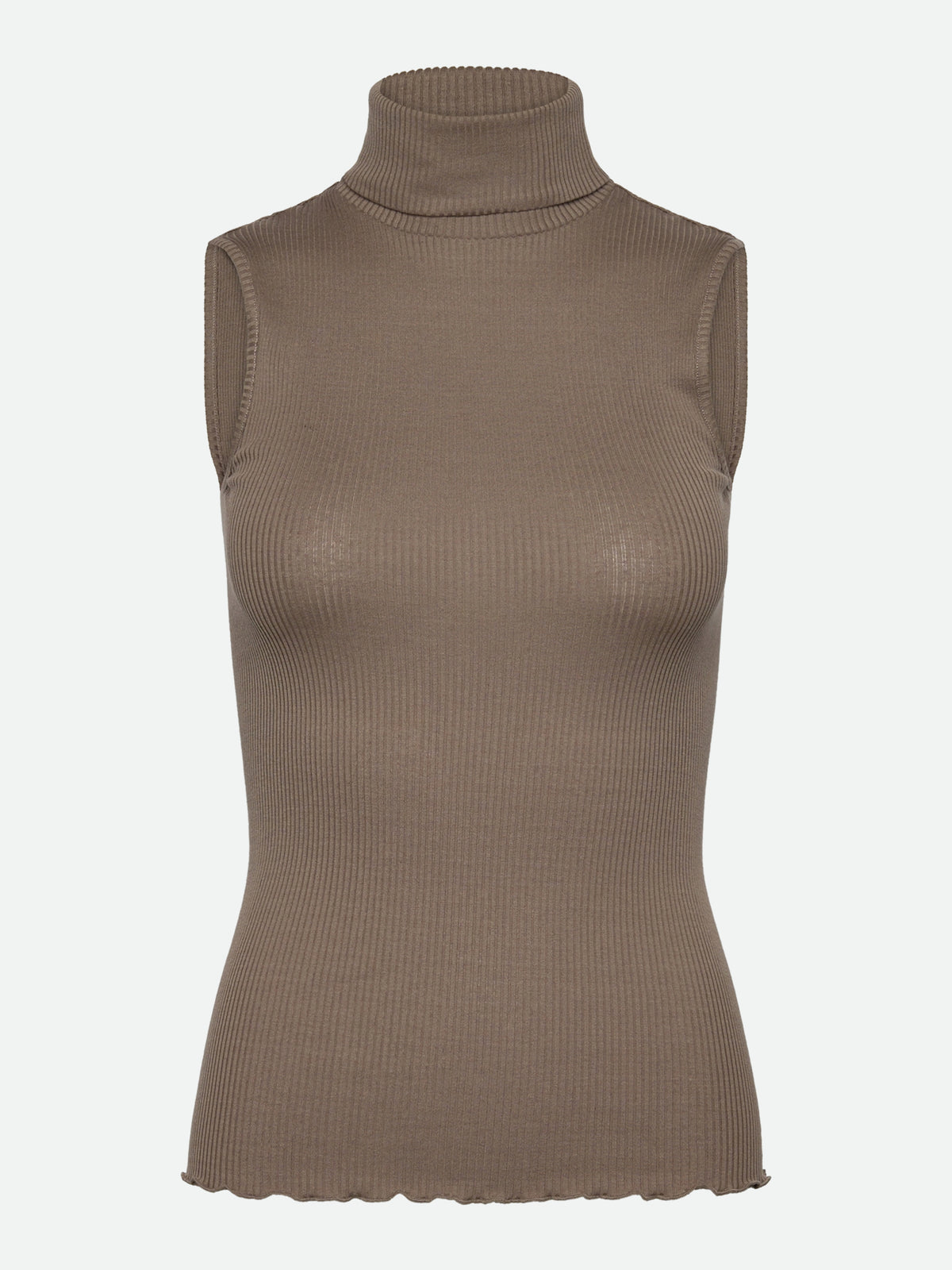 RWBeatha Silk Sleeveless Rollneck Top TOP Rosemunde Woman S walnut