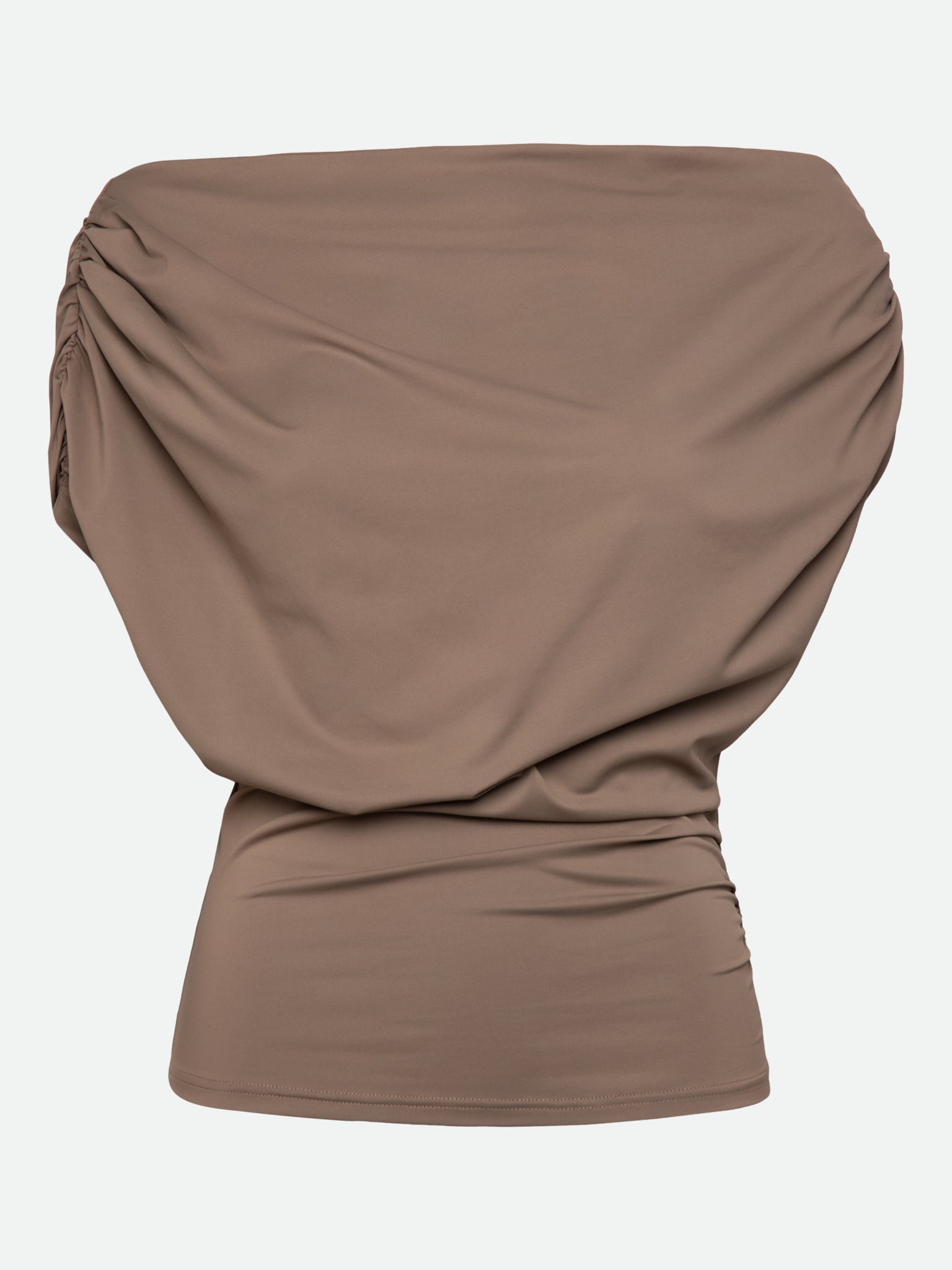 RWBridget Draped Short sleeve T-shirt T-SHIRT SS Rosemunde Woman XS walnut