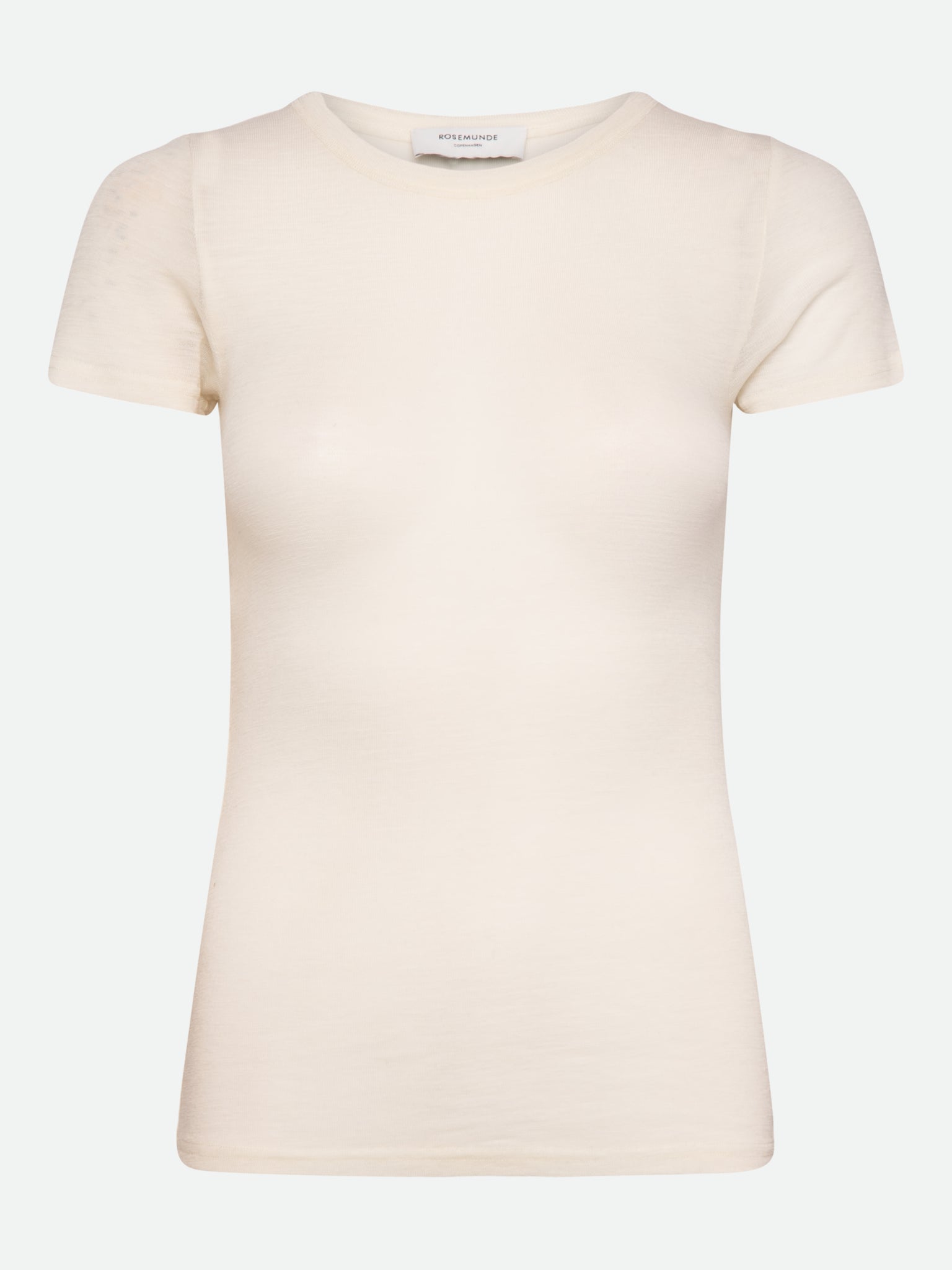 RWSara Cashmere Blend Capsleeve T-shirt T-SHIRT SS Rosemunde Woman XS cloud dancer