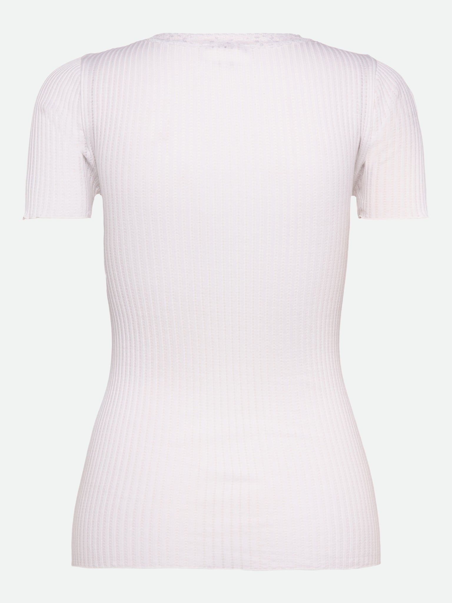 RWBelize Silk Short Sleeve O-neck Lace T-shirt T-SHIRT SS Rosemunde Woman