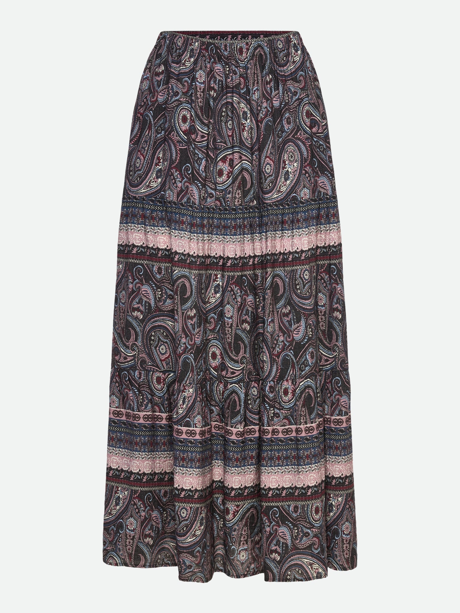 RWHarriet MW Midi Skirt SKIRT Rosemunde Woman 34 paisley boho - red AOP
