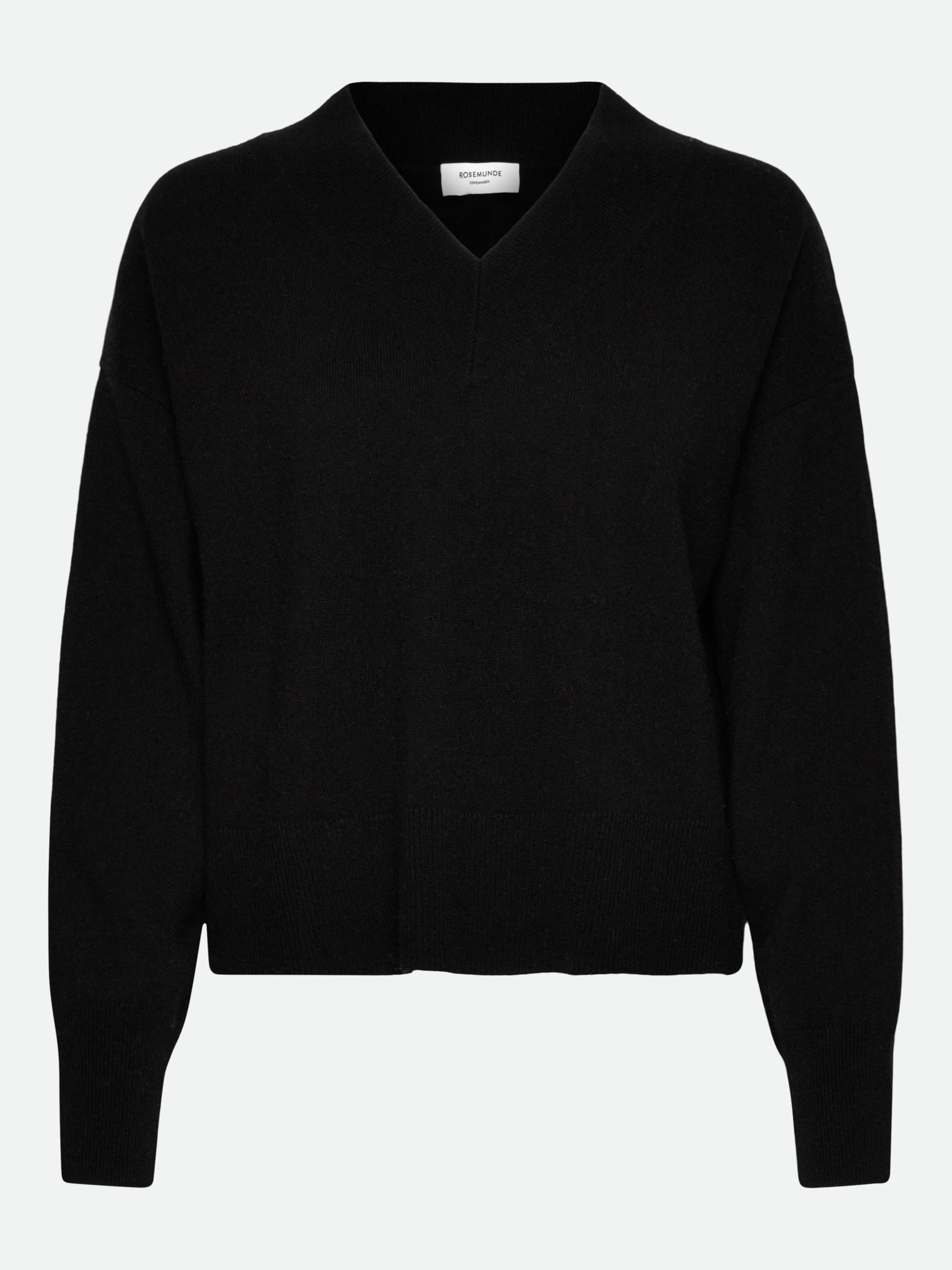 RWLaica Cashmere V-neck Long Sleeve Pullover PULLOVER Rosemunde Woman XS black