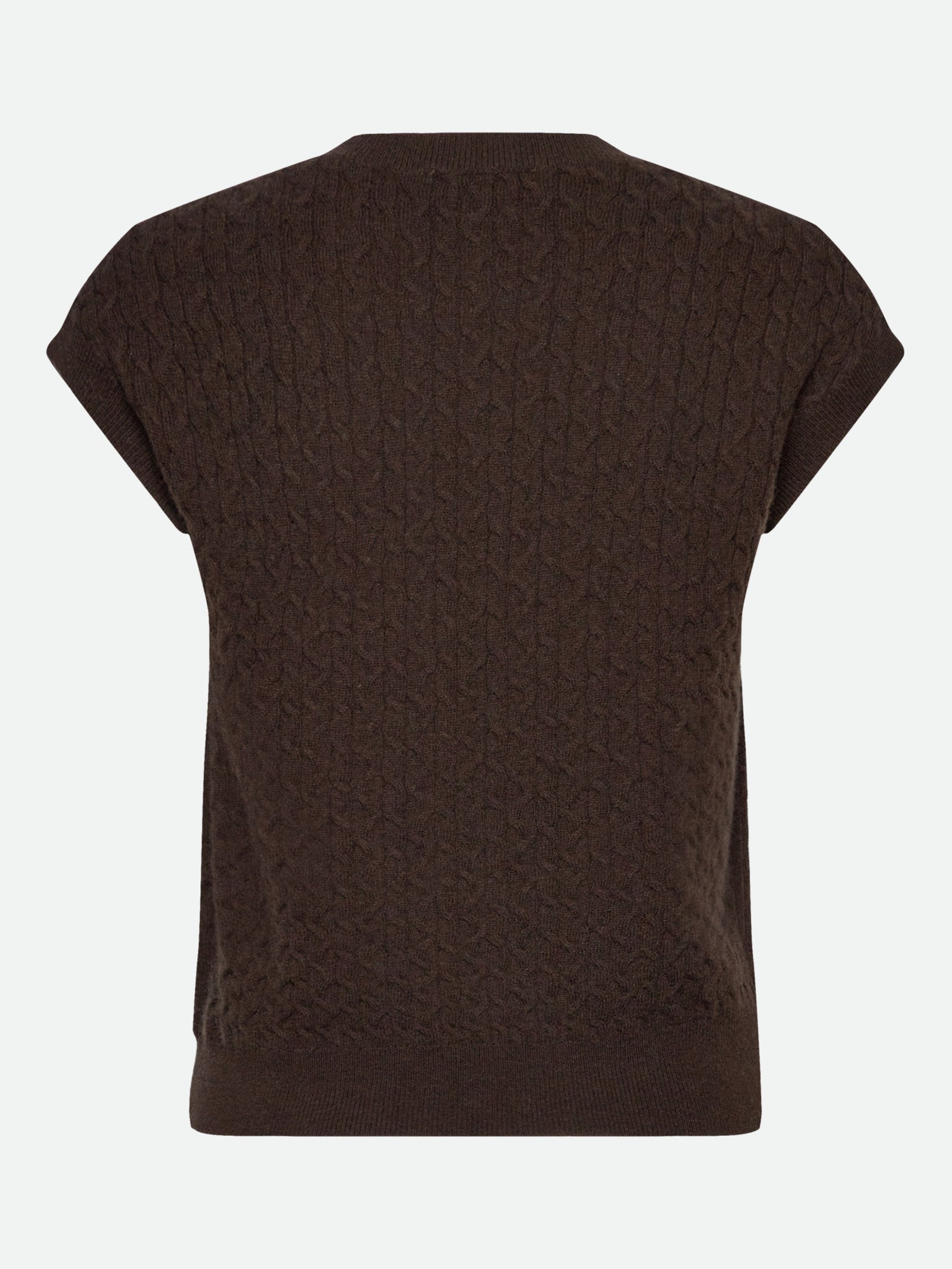 RWLaica Cashmere Cable Vest VEST Rosemunde Woman