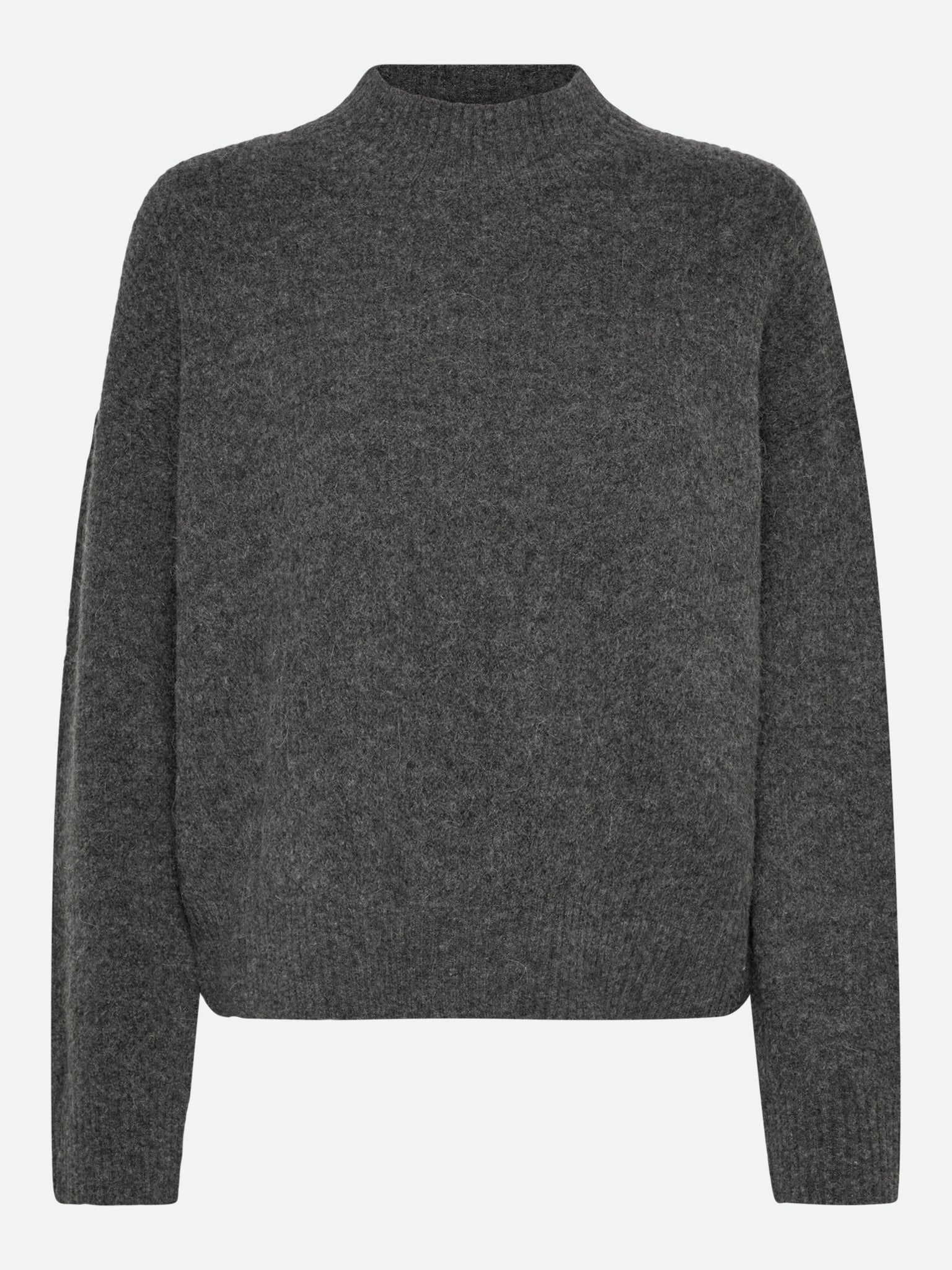 RWTinker Wool Blend LS T-Neck Pullover PULLOVER Jiaxing Qianyun USD XS medium grey melange