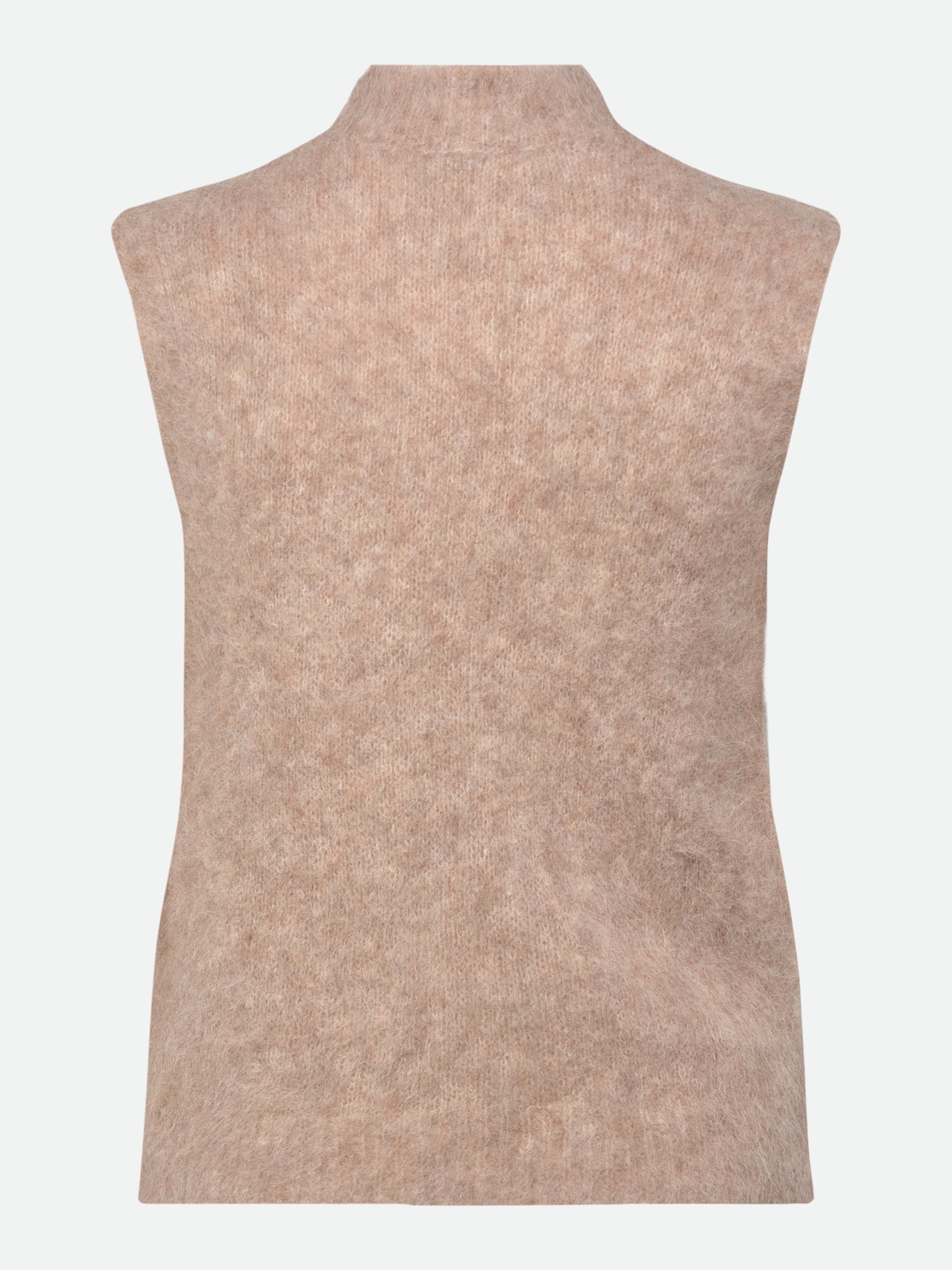 RWFurry Alpaca Mock Neck Vest VEST Rosemunde Woman
