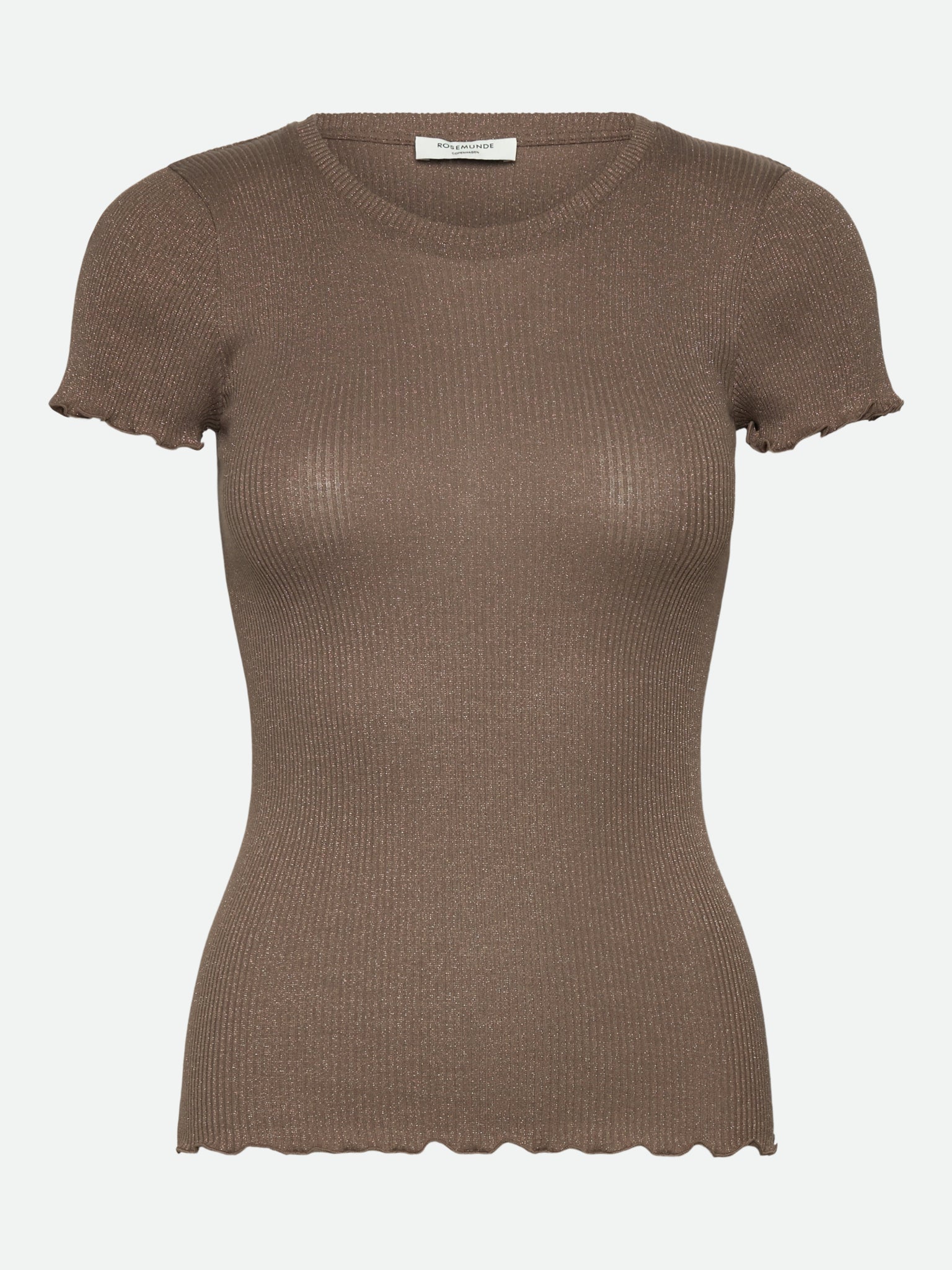 RWBoston Lurex Capsleeve T-shirt T-SHIRT SS Suzhou Kingsma I/E Co., Ltd. (CNY) XS walnut