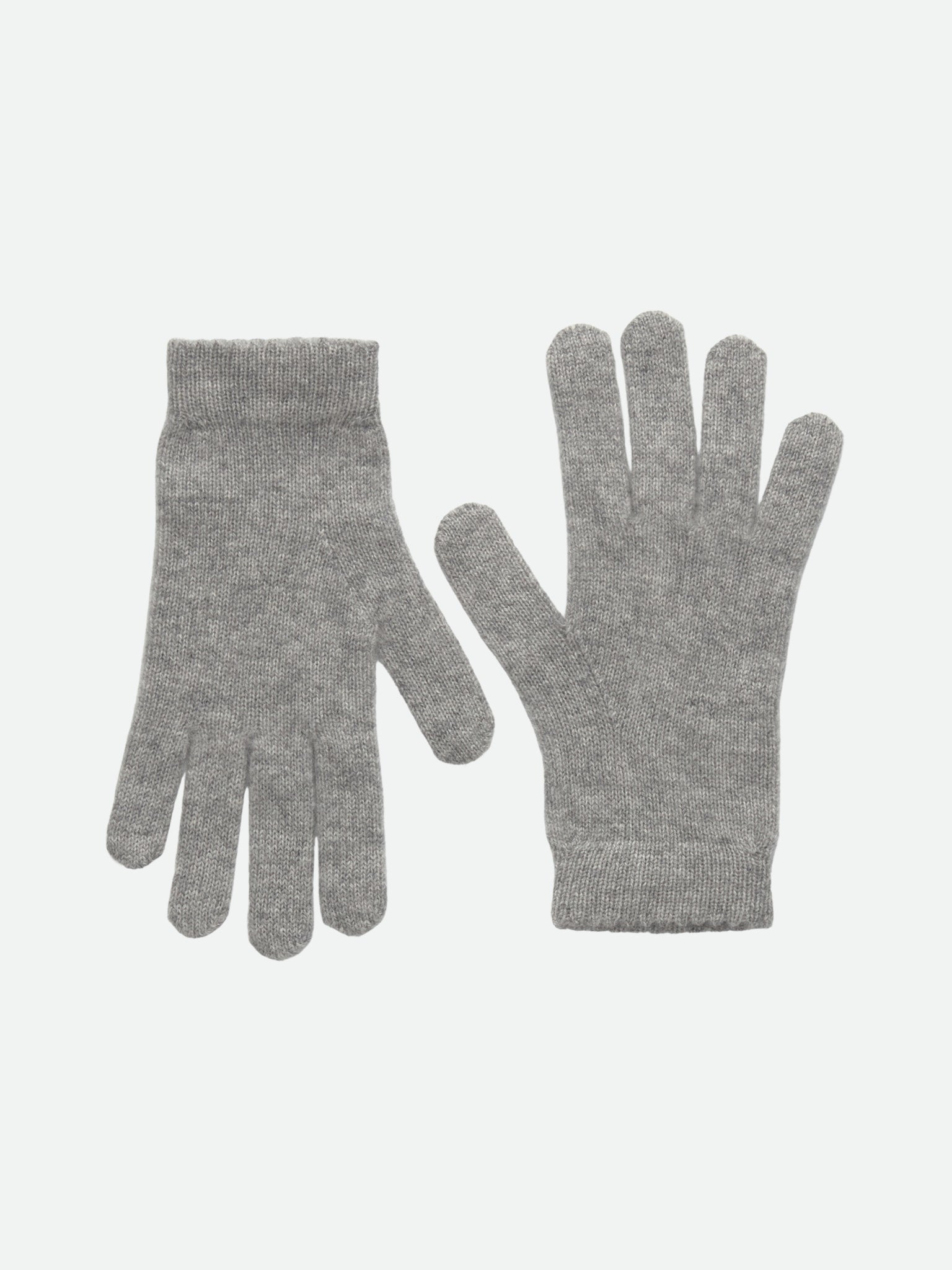 RWLaica Cashmere Gloves GLOVES Rosemunde Woman XS/S light grey melange
