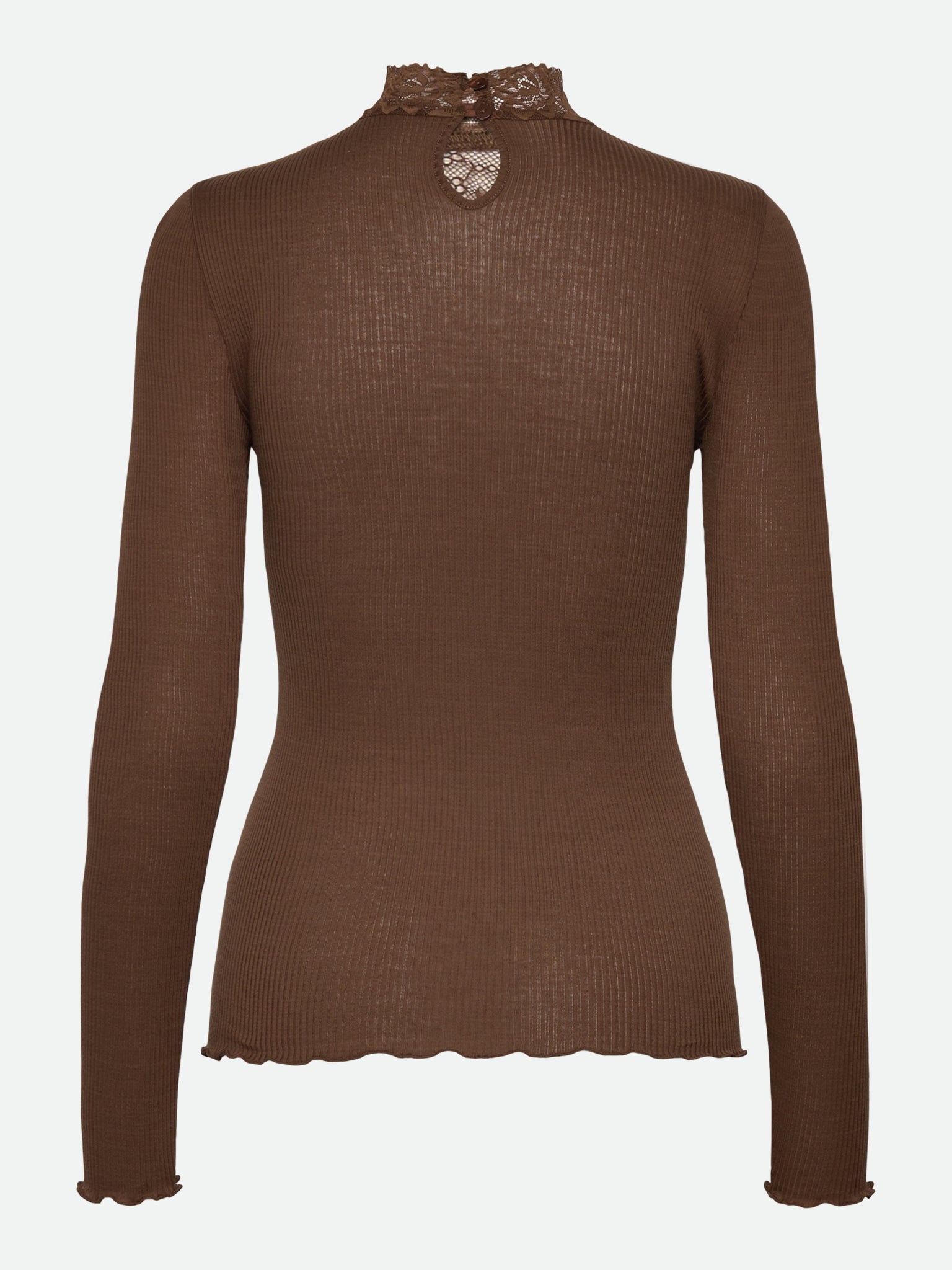 RMWBalta Modal Long sleeve Lace T-neck T-shirt T-SHIRT LS Rosemunde Woman