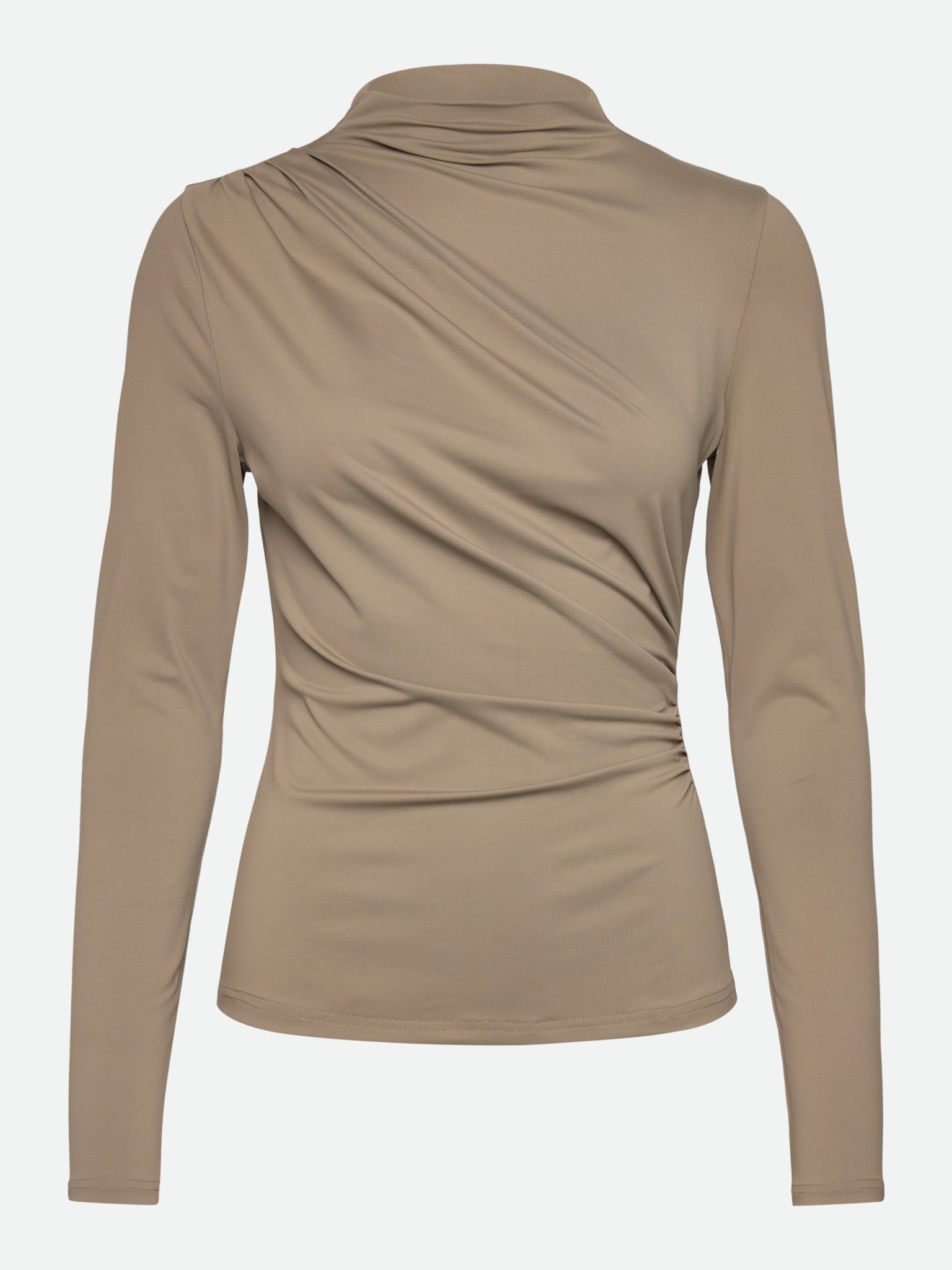 RWBridget Long sleeve Turtleneck T-shirt T-SHIRT LS Rosemunde Woman XS walnut