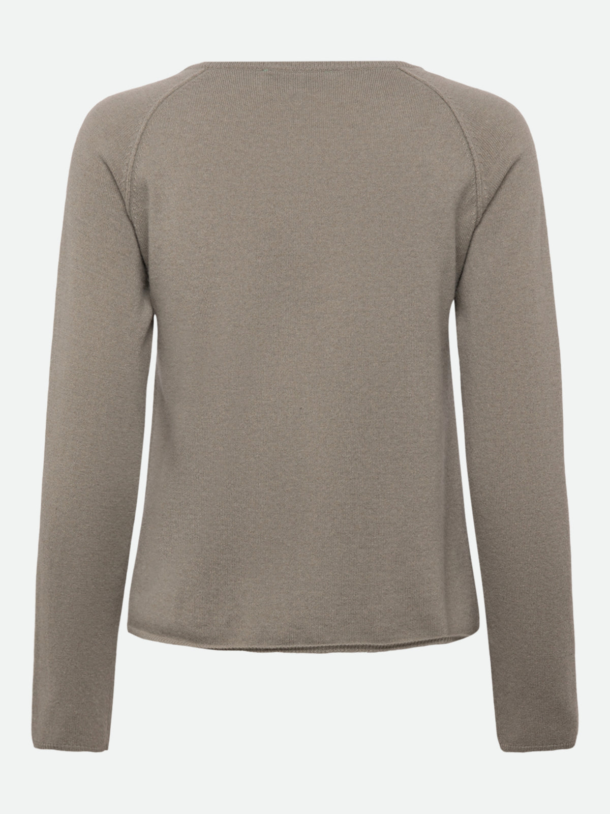RWLaica Cashmere Long Sleeve O-neck Raglan Cardigan