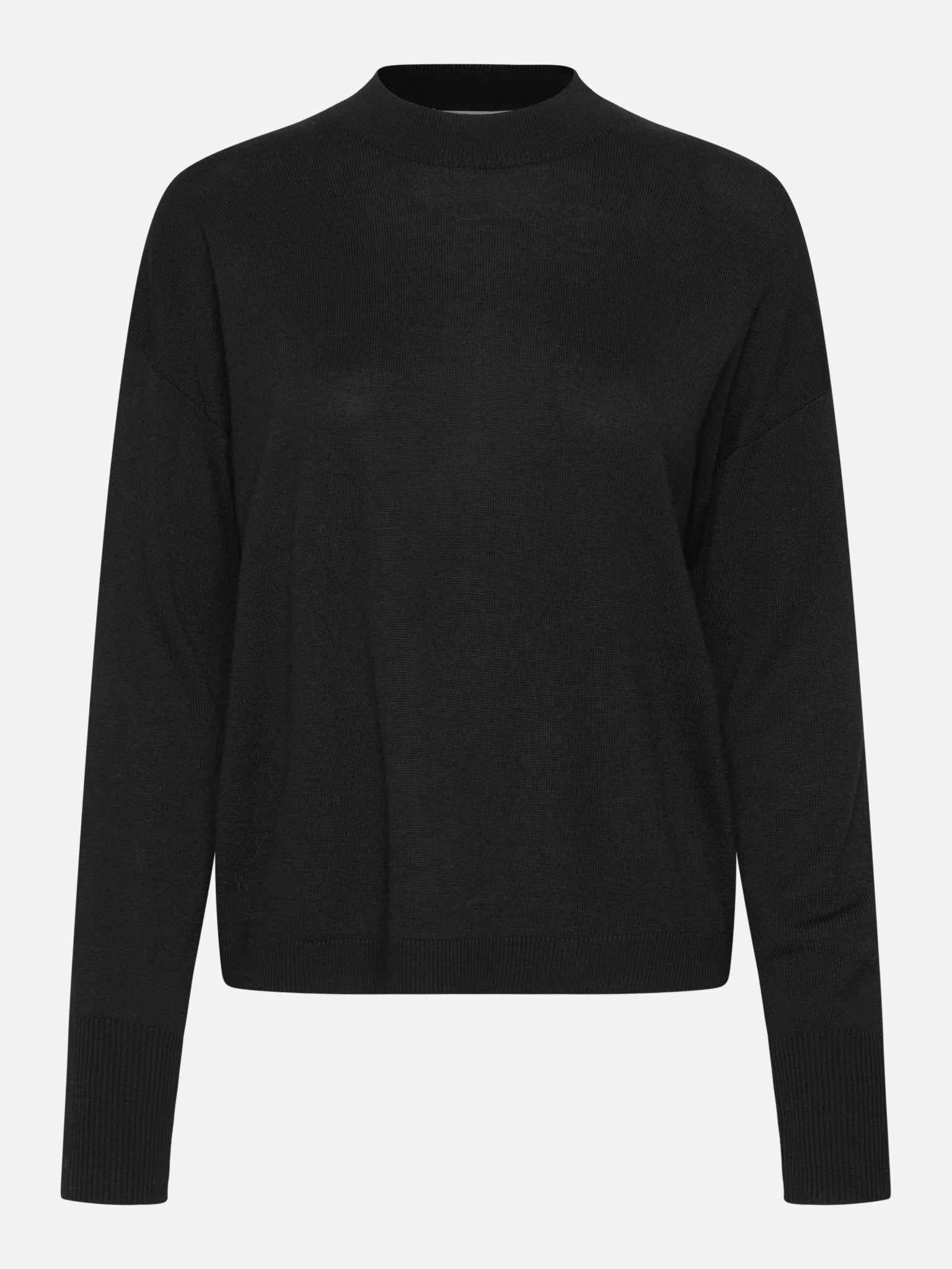 RWValencia Merino Wool Longsleeve Pullover PULLOVER Rosemunde Woman XS black