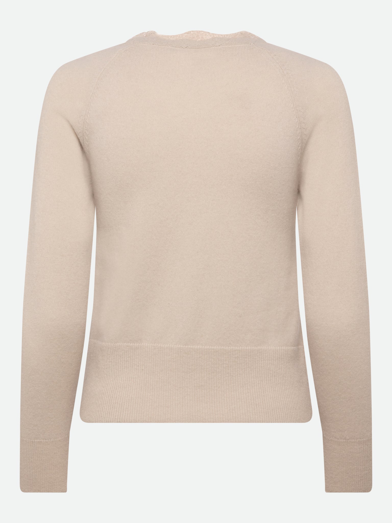 RWLaica Cashmere Long sleeve V-neck Lace Cardigan