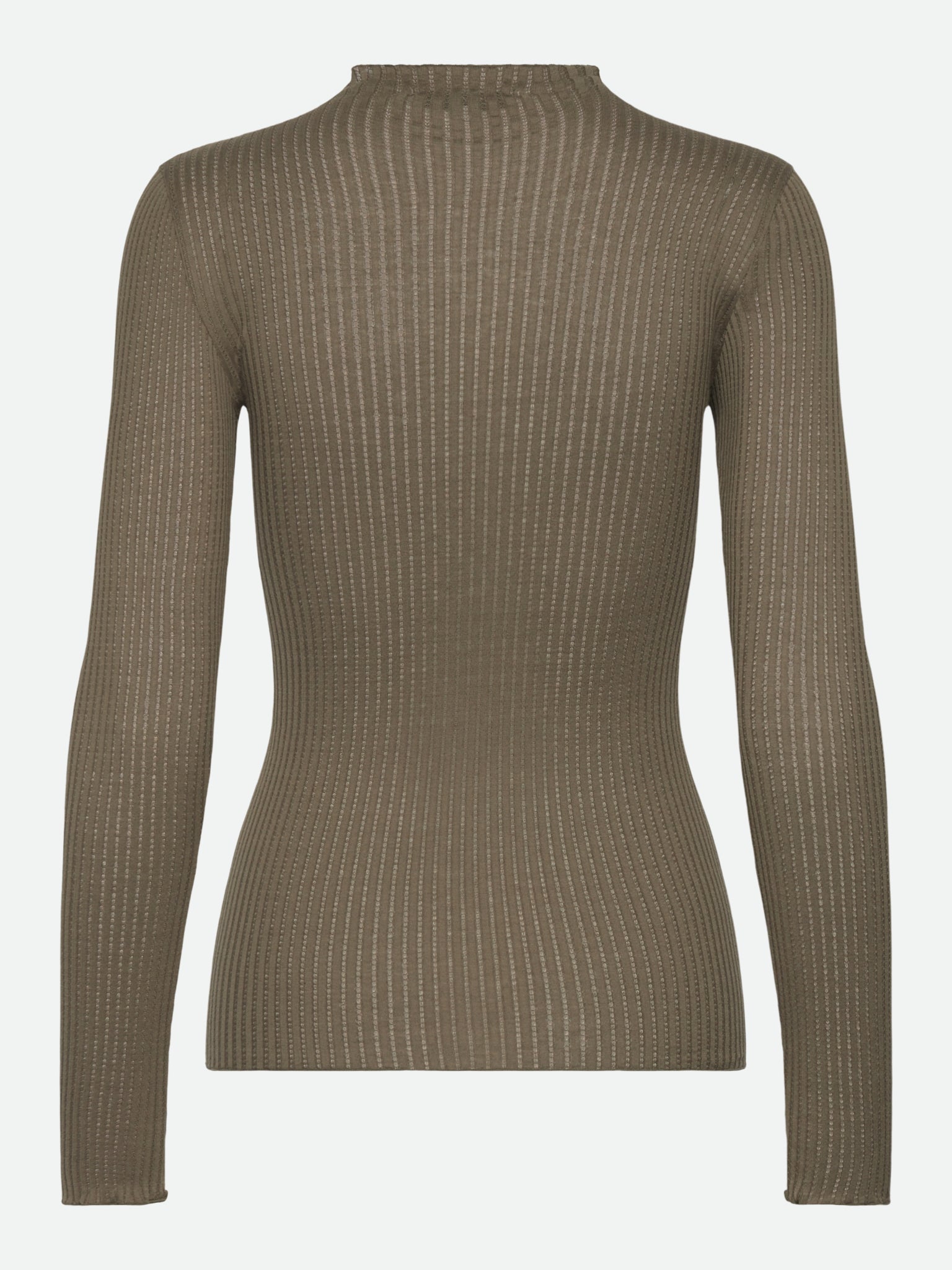 RWBelize Silk Long Sleeve T-neck T-shirt T-SHIRT LS Rosemunde Woman