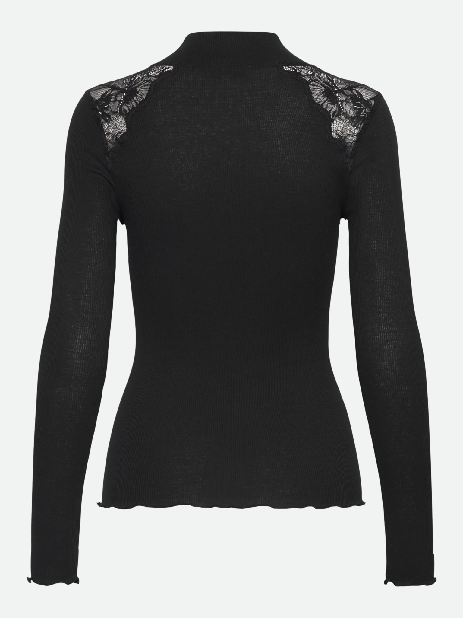 RWBernadine Organic Long Sleeve Lace T-shirt T-SHIRT LS Rosemunde Woman