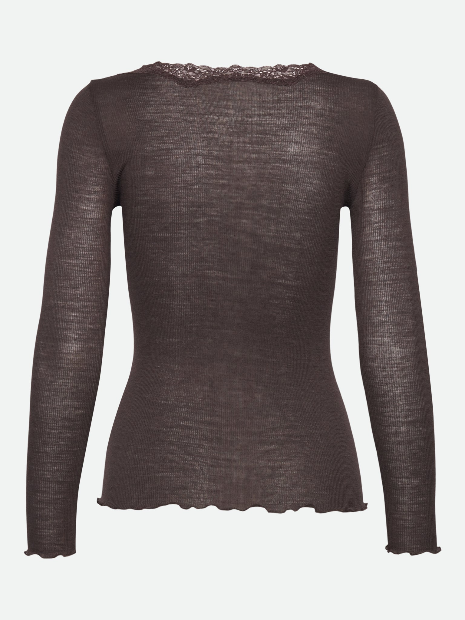RWBurlington Wool LS V-neck Lace T-shirt T-SHIRT LS Suzhou Kingsma I/E Co., Ltd. (USD)