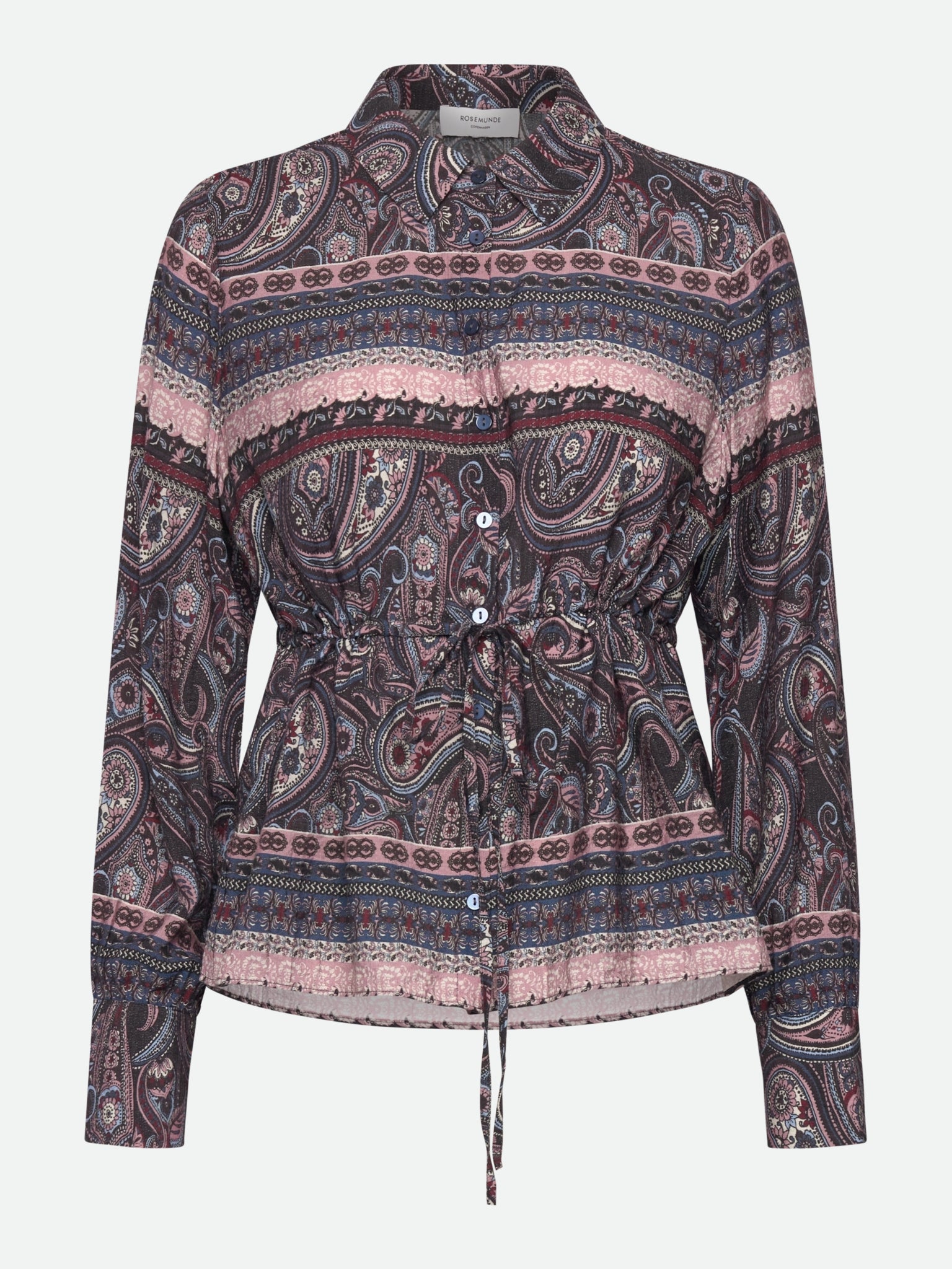 RWHarriet Long Sleeve Shirt SHIRT Rosemunde Woman 38 paisley boho - red AOP