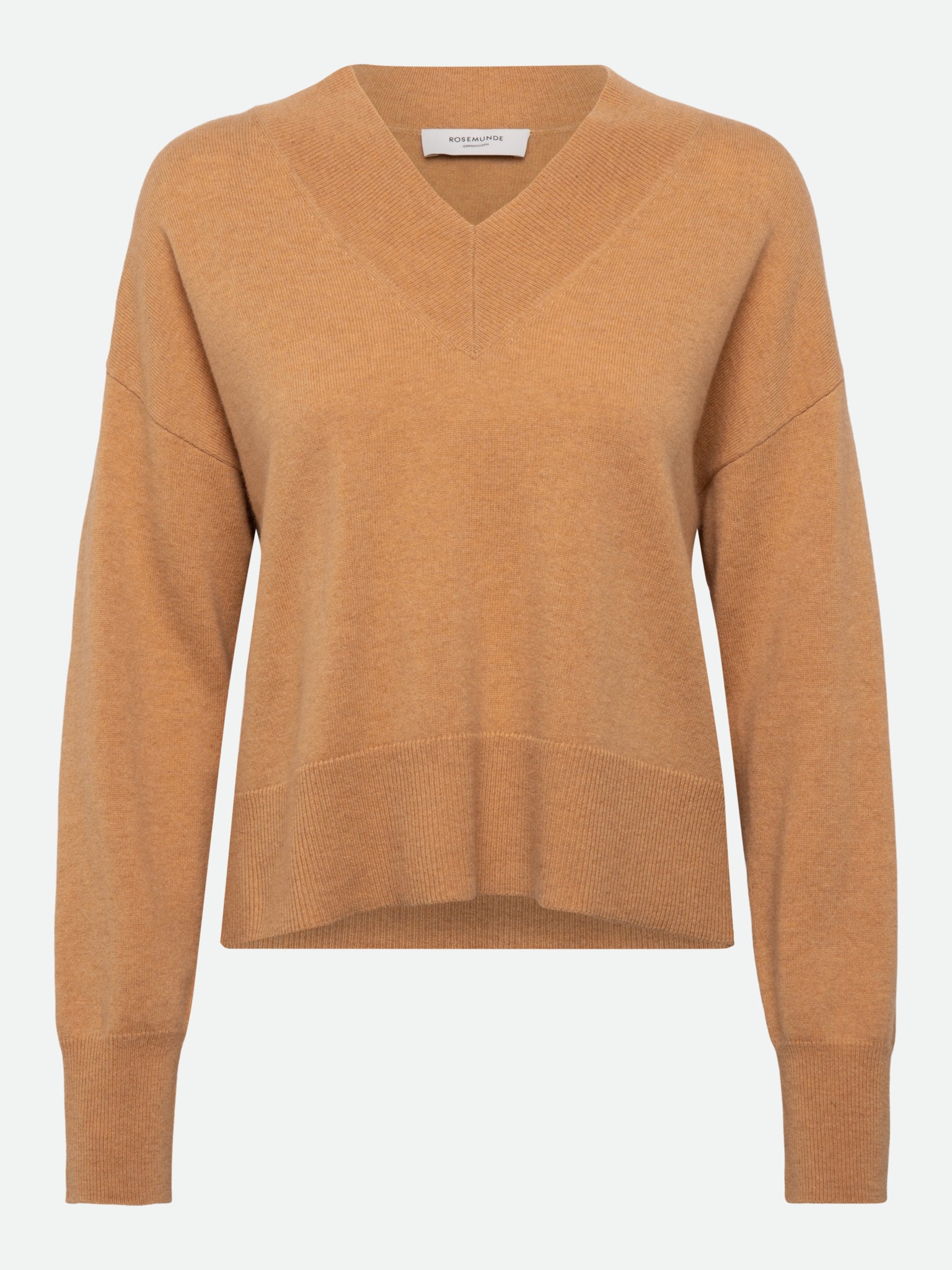 RWLaica Cashmere V-neck Long Sleeve Pullover PULLOVER Rosemunde Woman S Doe