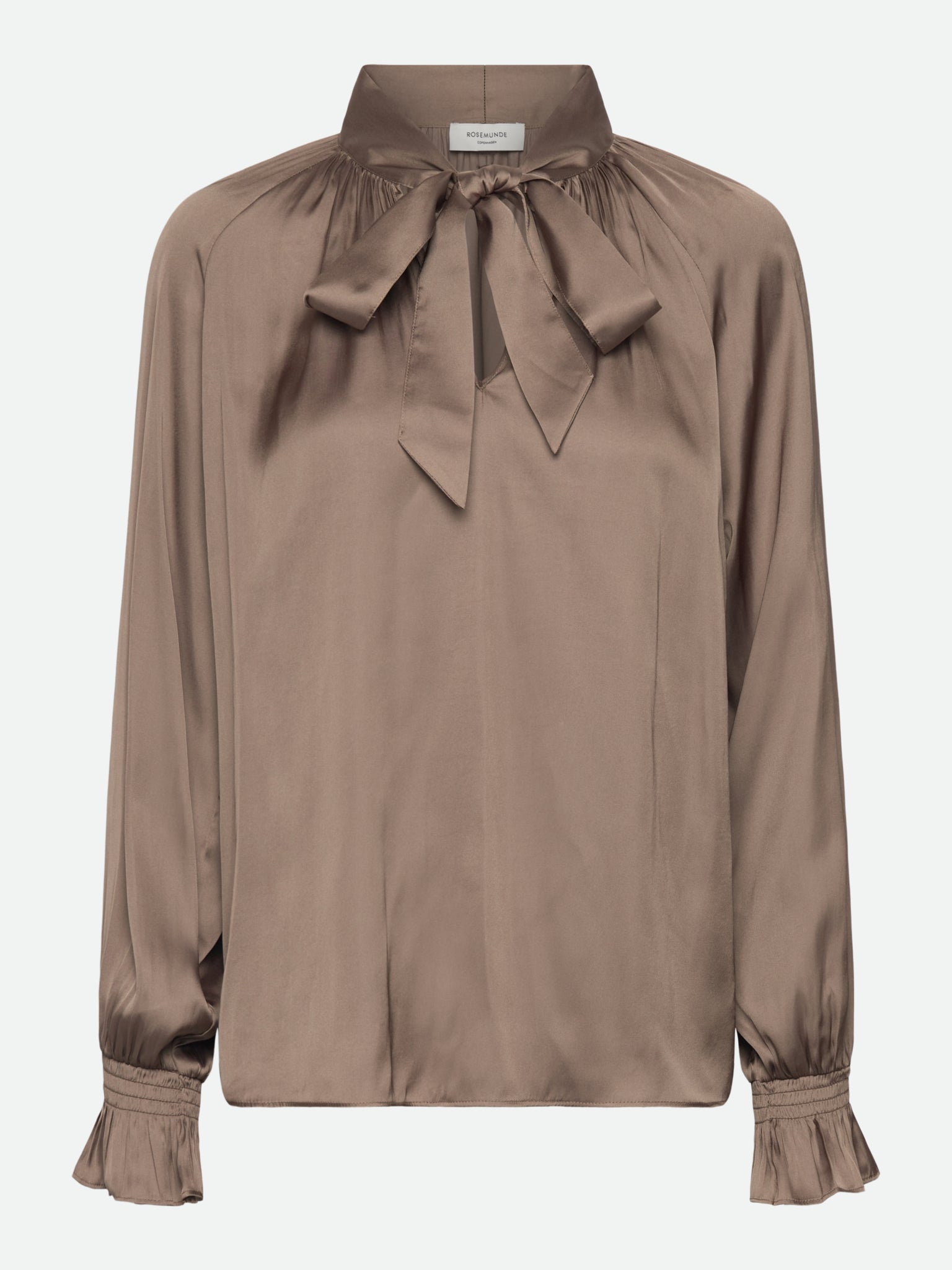 RWMessina Long sleeve Tie Blouse BLOUSE Rosemunde Woman 34 walnut