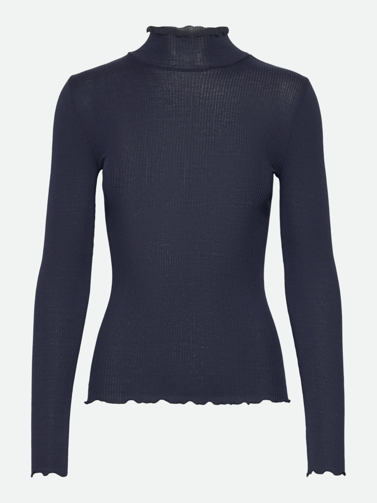 RMWBalta Modal Long sleeve T-neck T-shirt T-SHIRT LS Rosemunde Woman XS navy
