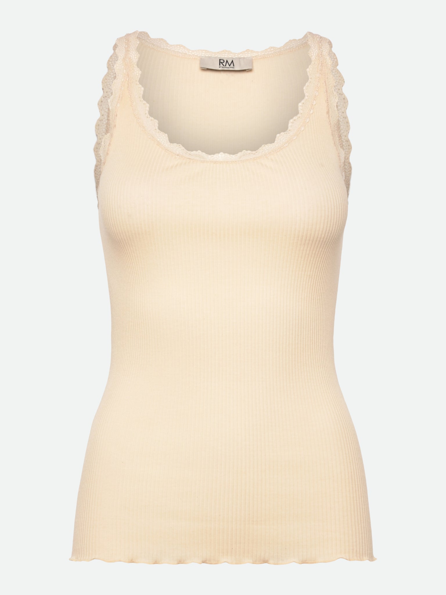 RMWJohanne Lace Sleeveless U-Neck Top TOP Rosemunde Woman S parchment