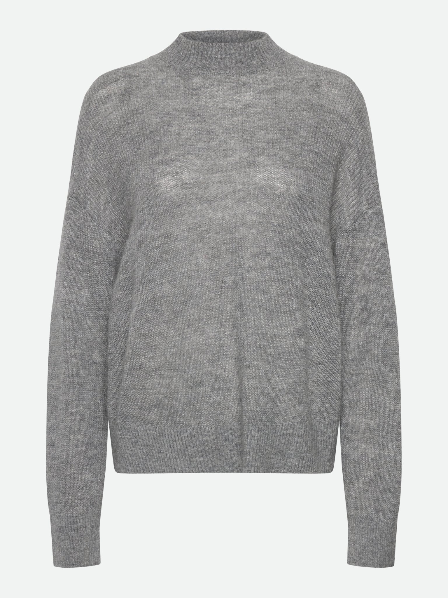RMWCille LS Turtleneck Pullover PULLOVER Jiaxing Qianyun USD XS medium grey melange