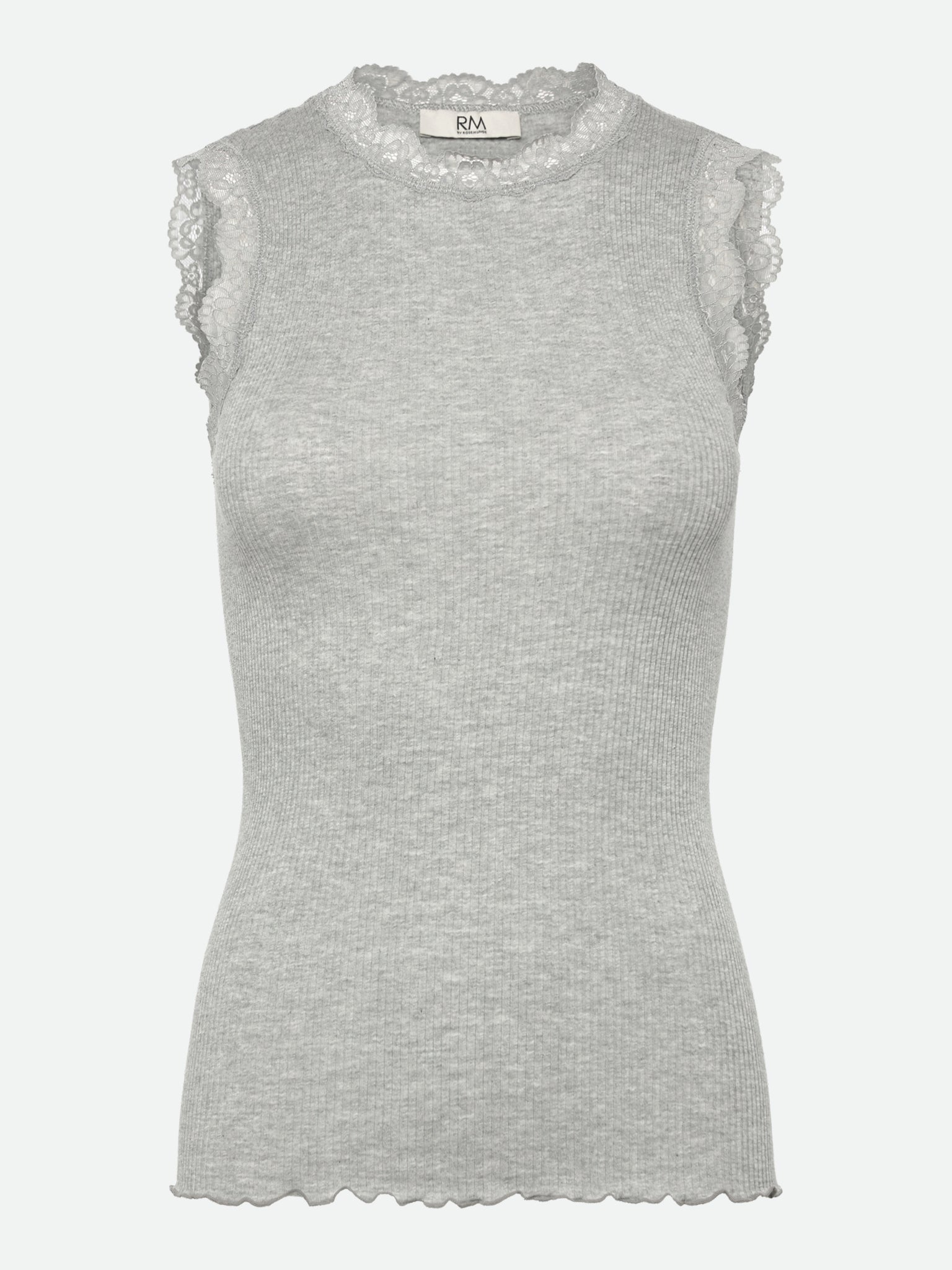 RMWBalta O-Neck Sleeveless Top TOP Rosemunde Woman S light grey melange
