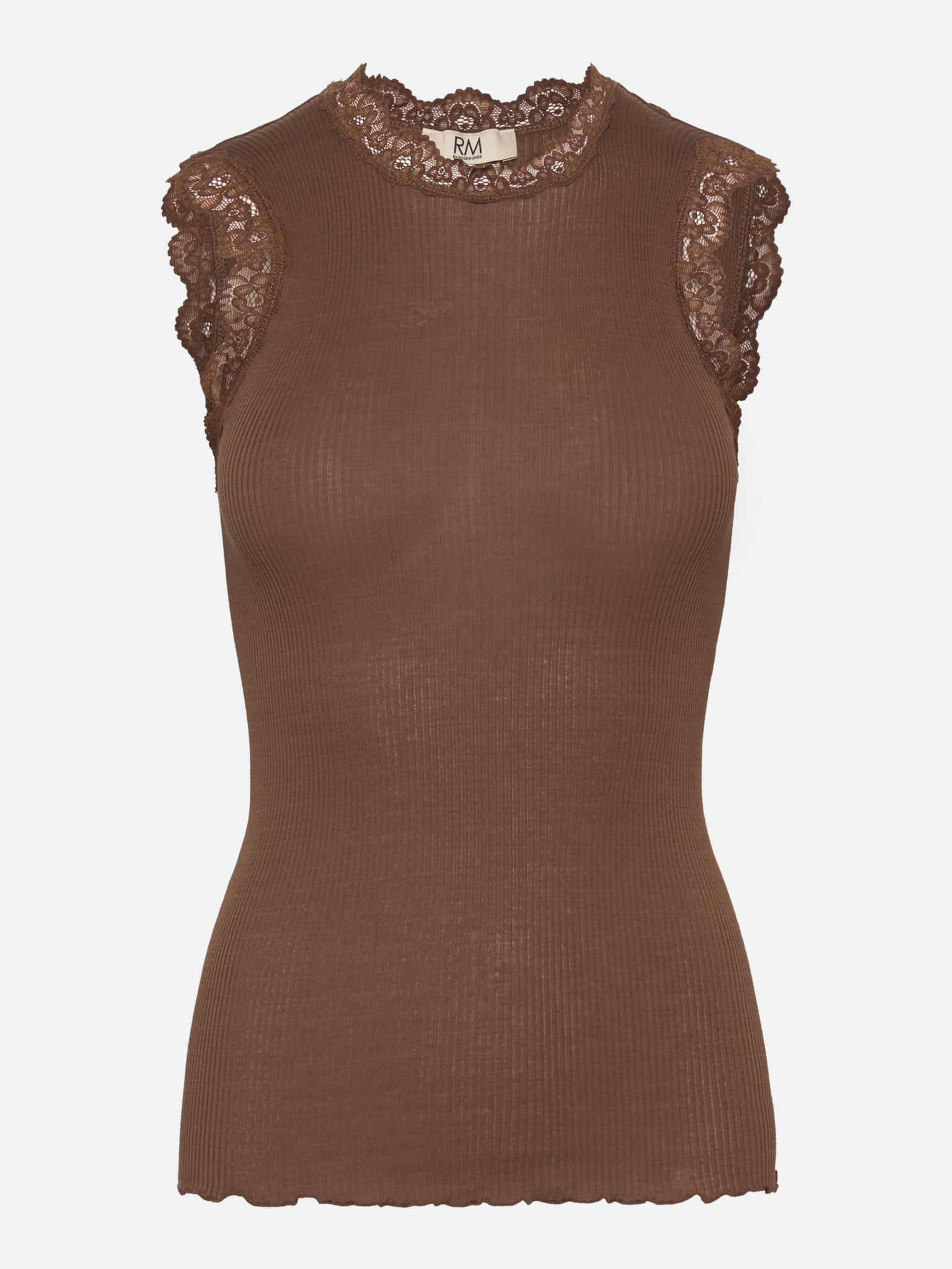 RMWBalta O-Neck Sleeveless Top TOP Rosemunde Woman S dark earth