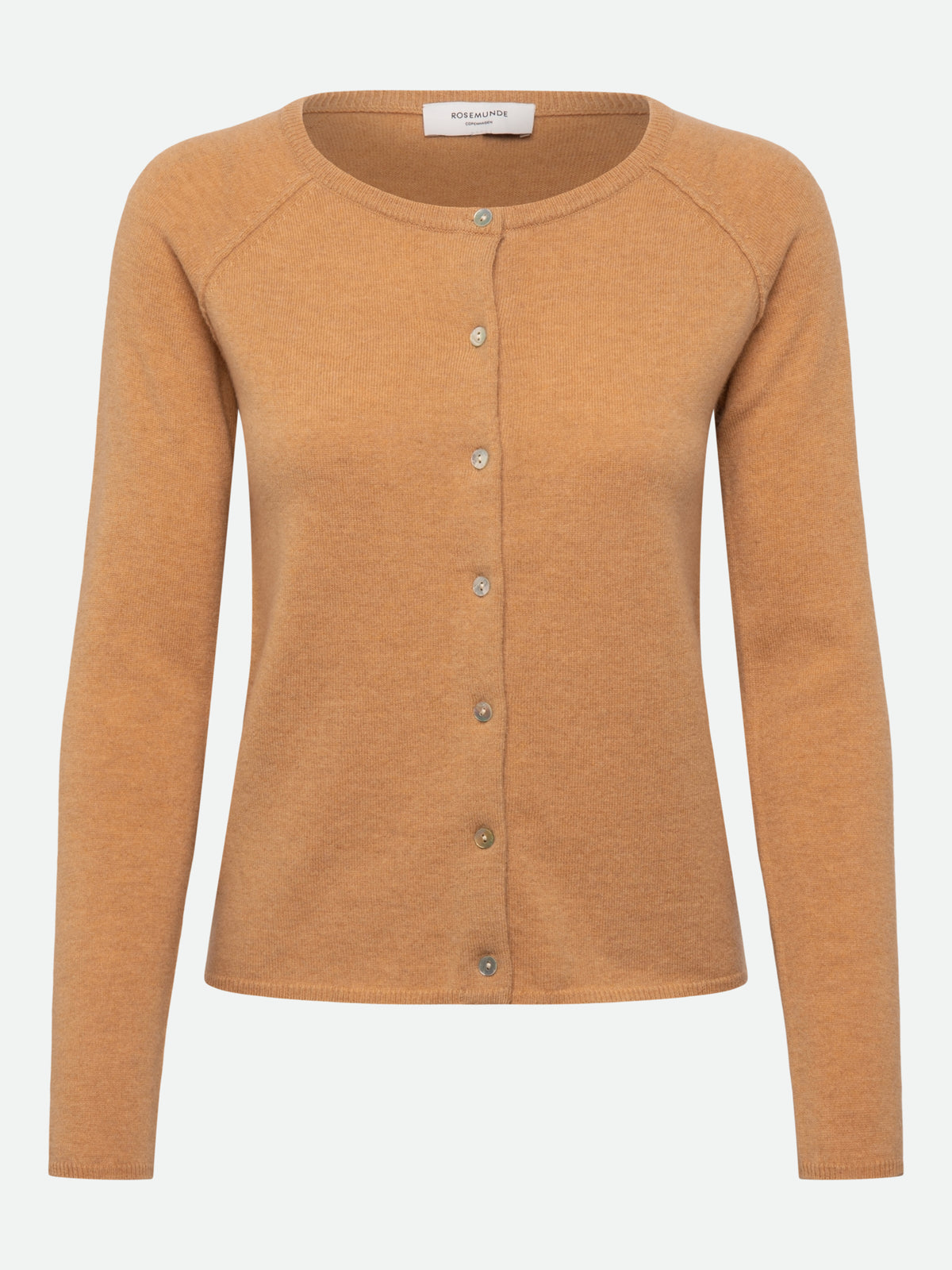 RWLaica Cashmere Long Sleeve O-neck Raglan Cardigan