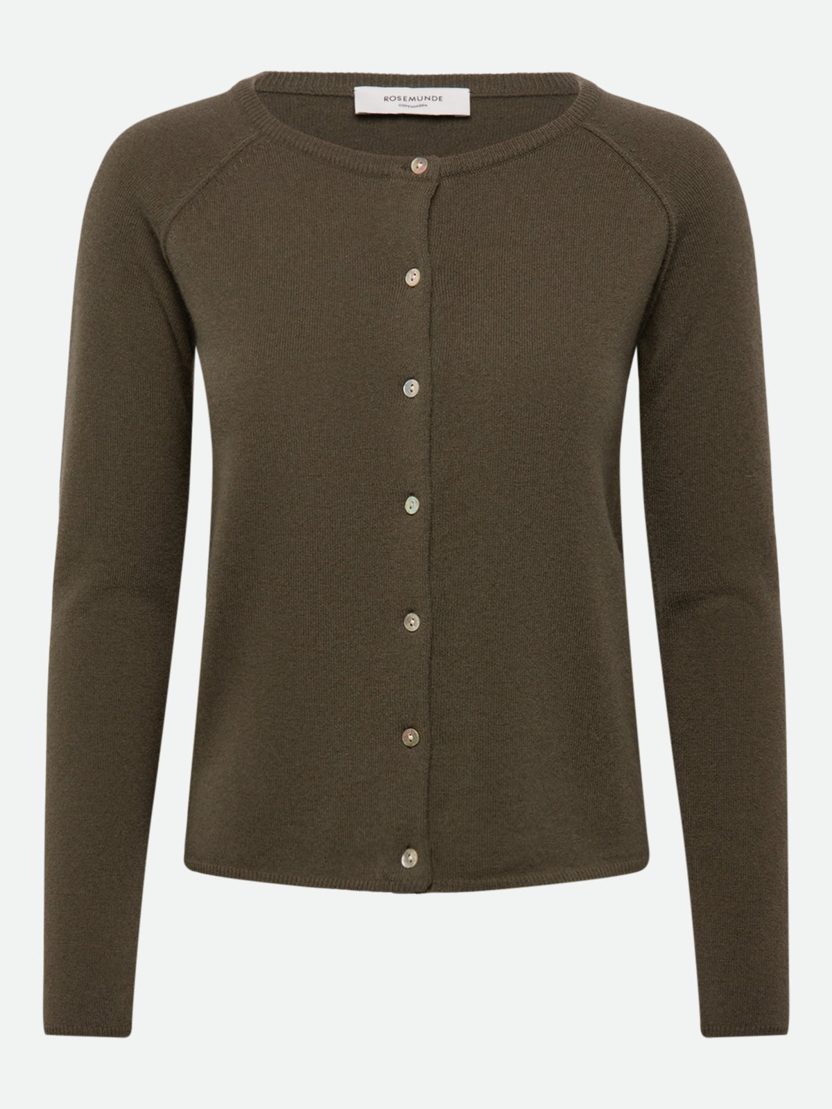 RWLaica Cashmere Long Sleeve O-neck Raglan Cardigan