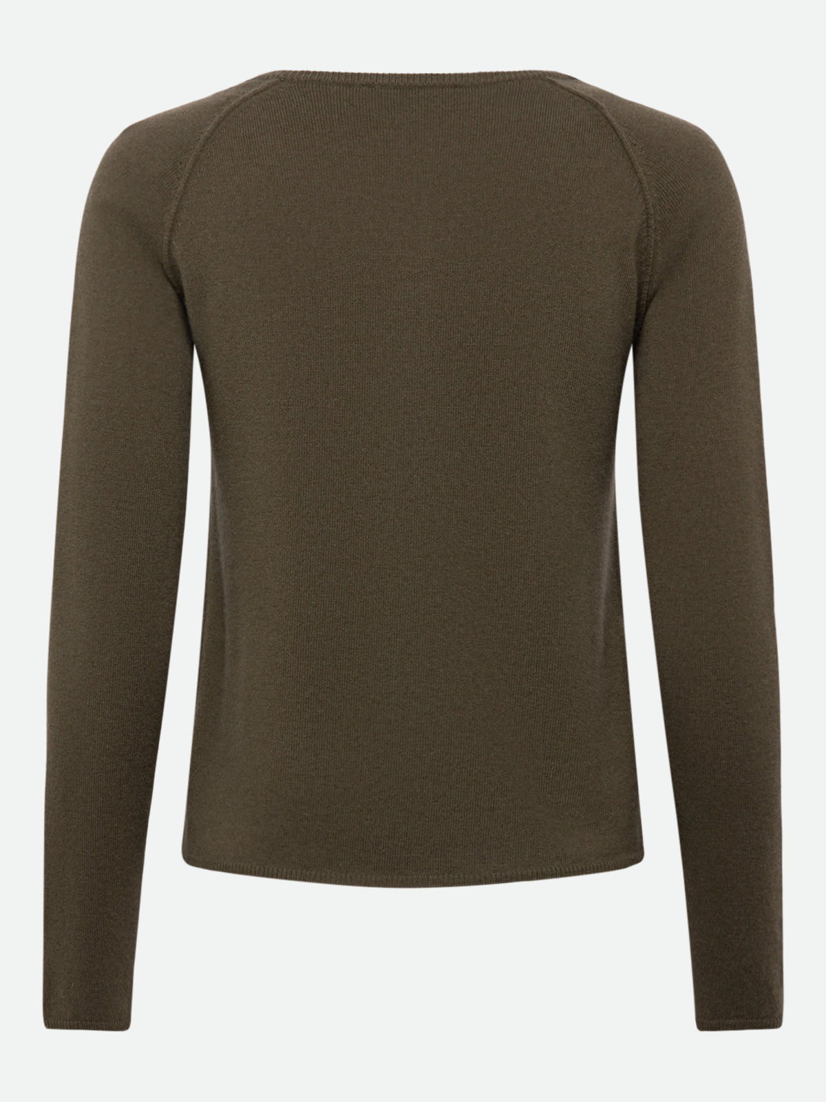 RWLaica Cashmere Long Sleeve O-neck Raglan Cardigan