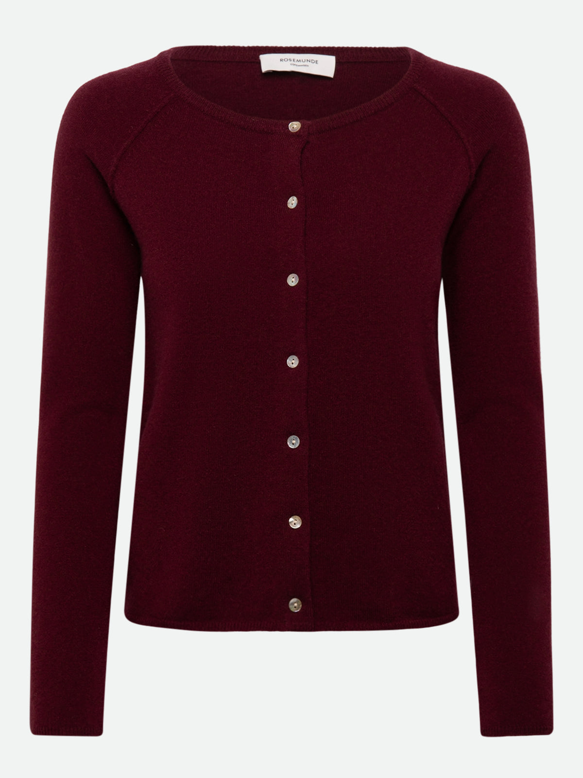 RWLaica Cashmere Long Sleeve O-neck Raglan Cardigan
