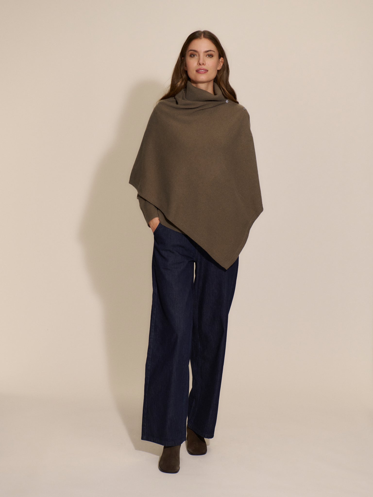 RWLaica Cashmere Poncho PULLOVER Rosemunde Woman
