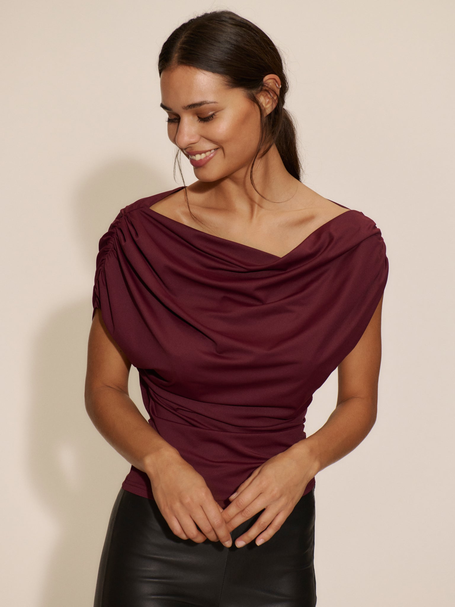 RWBridget Draped Short sleeve T-shirt T-SHIRT SS Rosemunde Woman