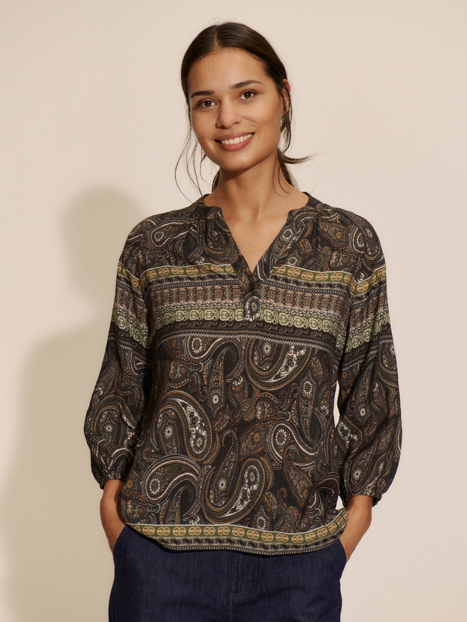 RWHarriet 3/4 Blouse BLOUSE Rosemunde Woman