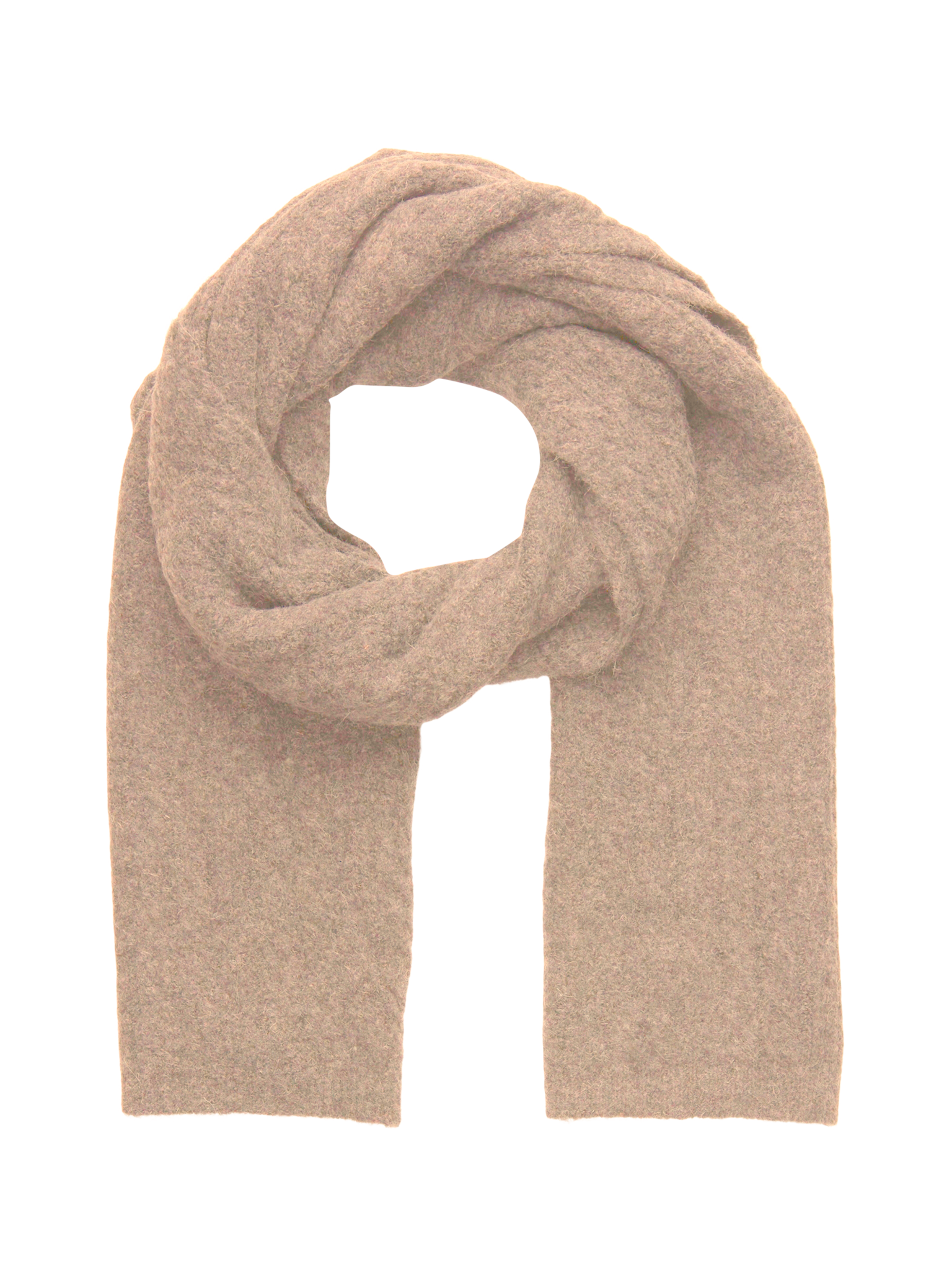 RWTinker Wool Blend Cable Scarf SCARF Rosemunde Woman 0 Oat meal melange