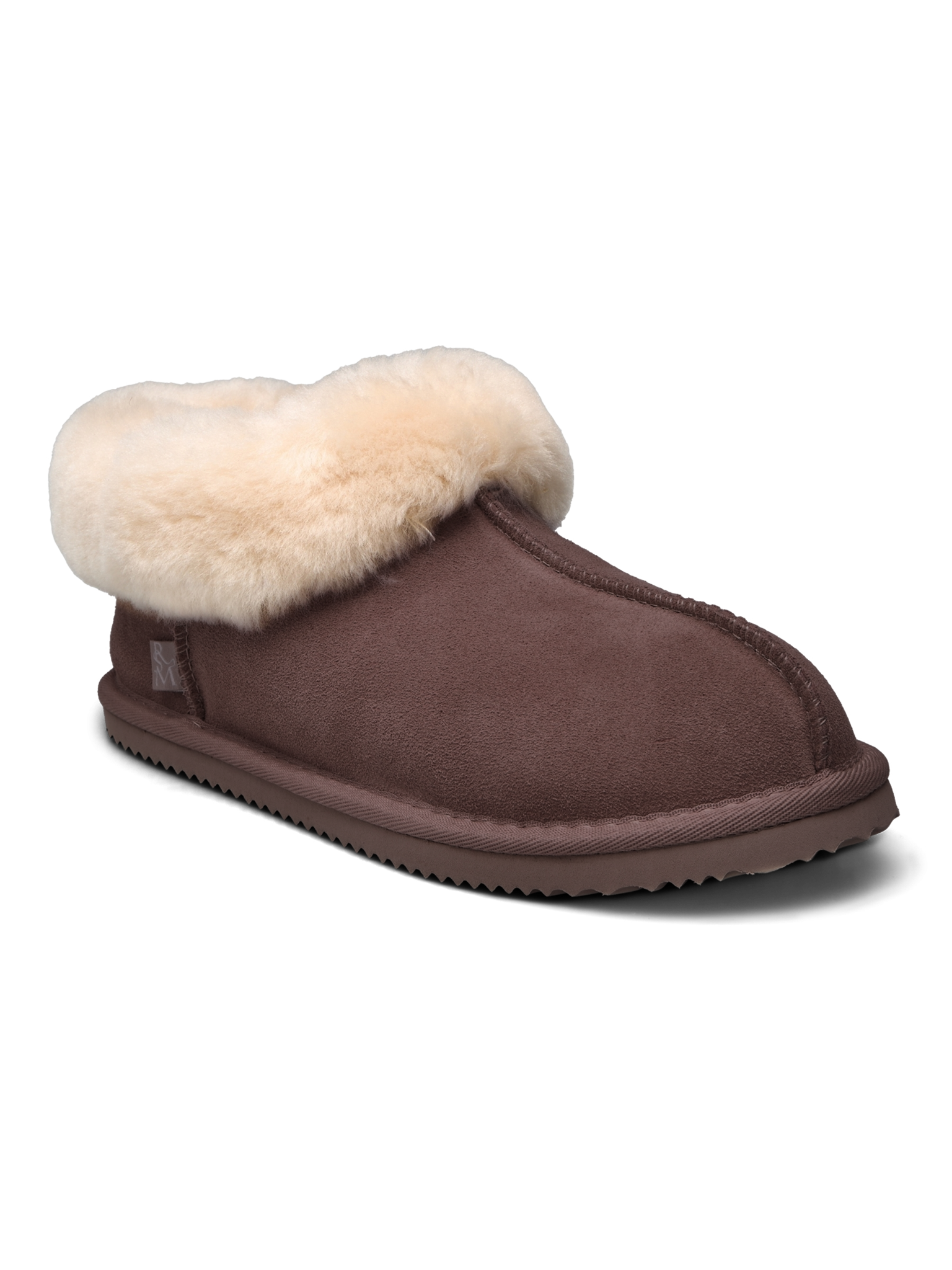RHEvelyn Leather Closed Ankle Slipper SLIPPERS Rosemunde Woman 36 coffee brown