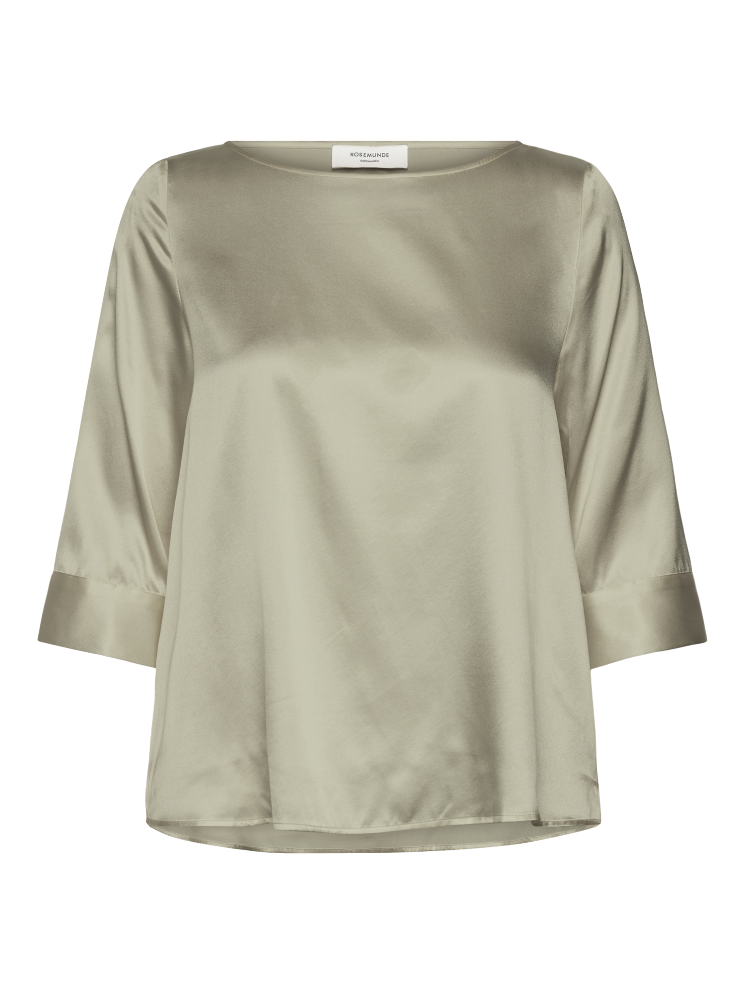 RWJade Silk Boatneck Blouse BLOUSE Rosemunde Woman 34 seagrass