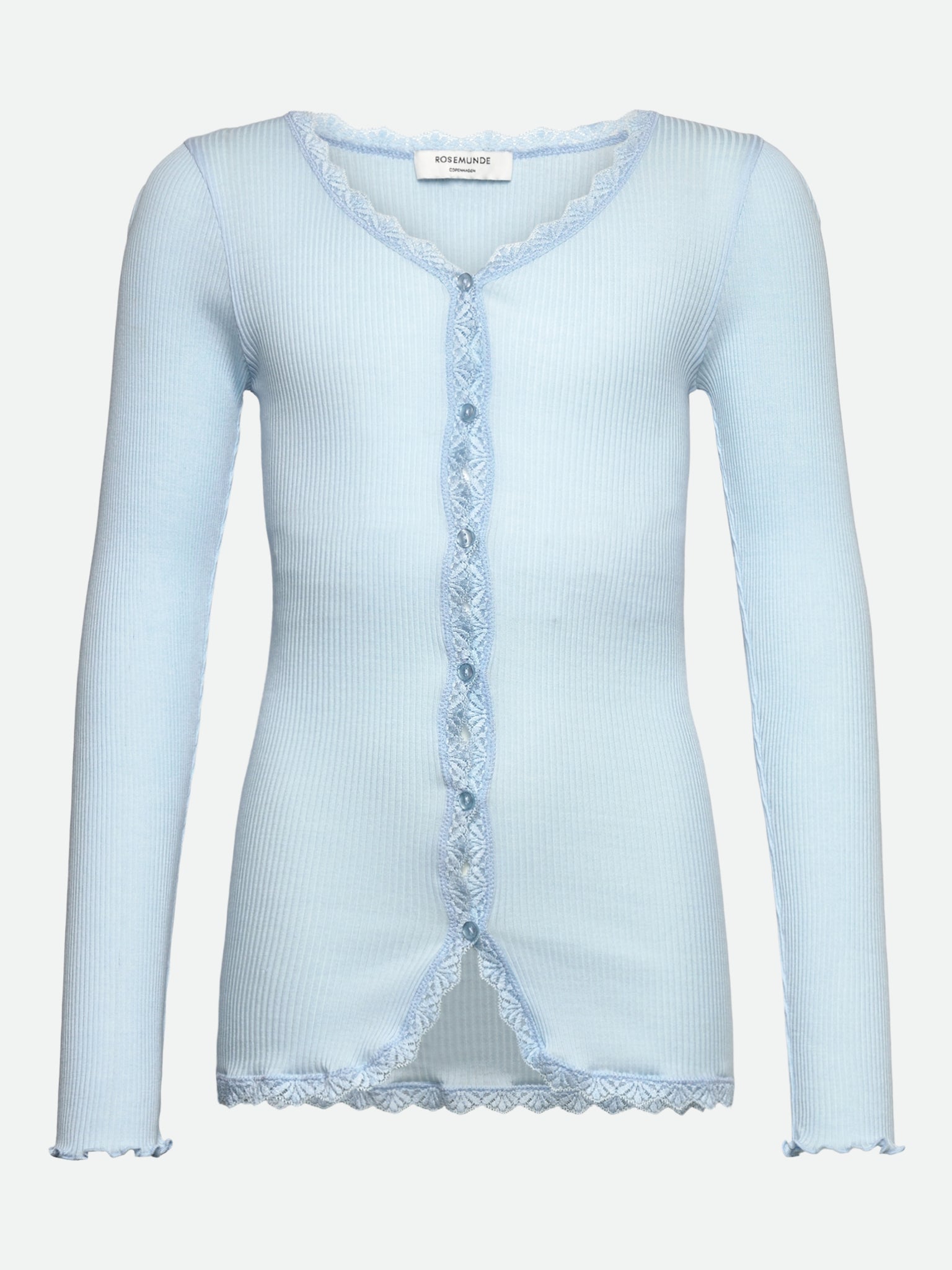 RKBalta Modal LS Lace Cardigan Cardigan Rosemunde Kids 128 nantucket blue