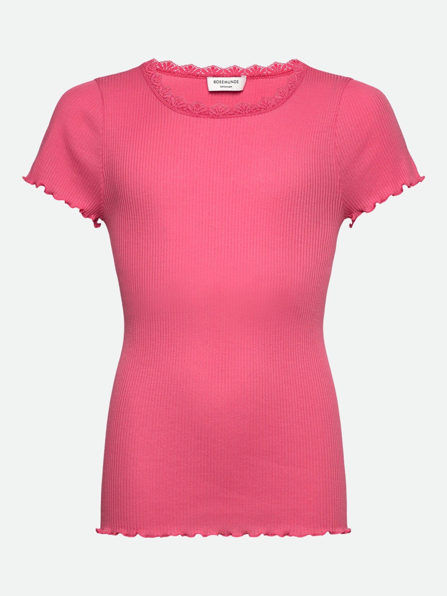 RKBalta Modal SS Lace T-shirt T-shirt Rosemunde kids 128 rapture rose