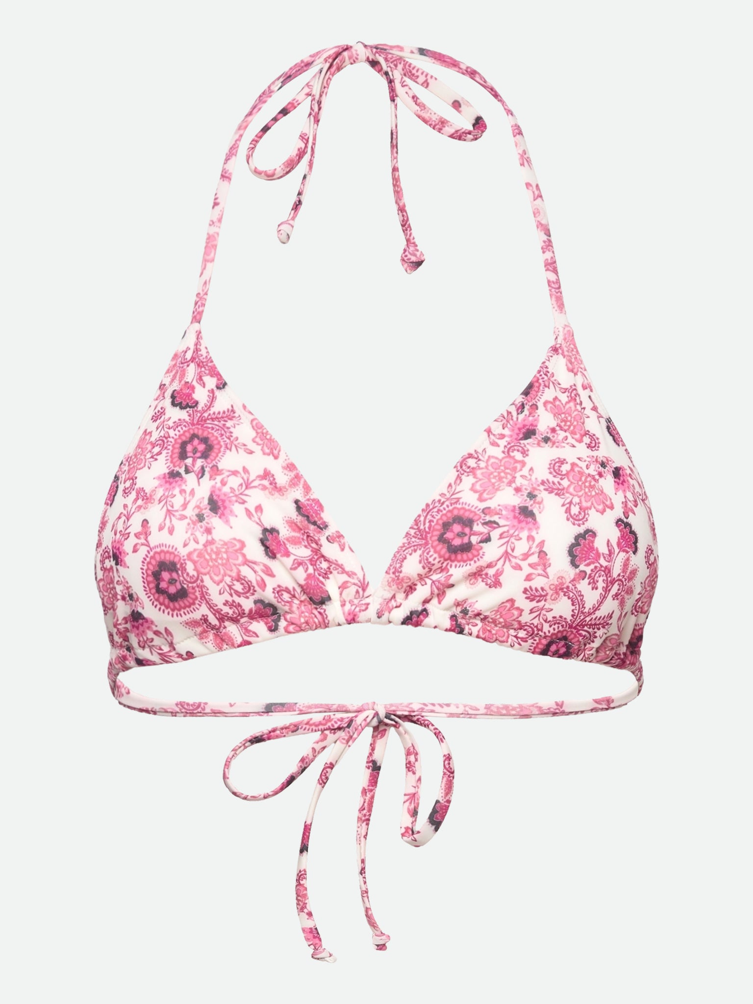 RWShiitake Bikini Top BIKINI TOP Rosemunde Woman XS pink boho AO print