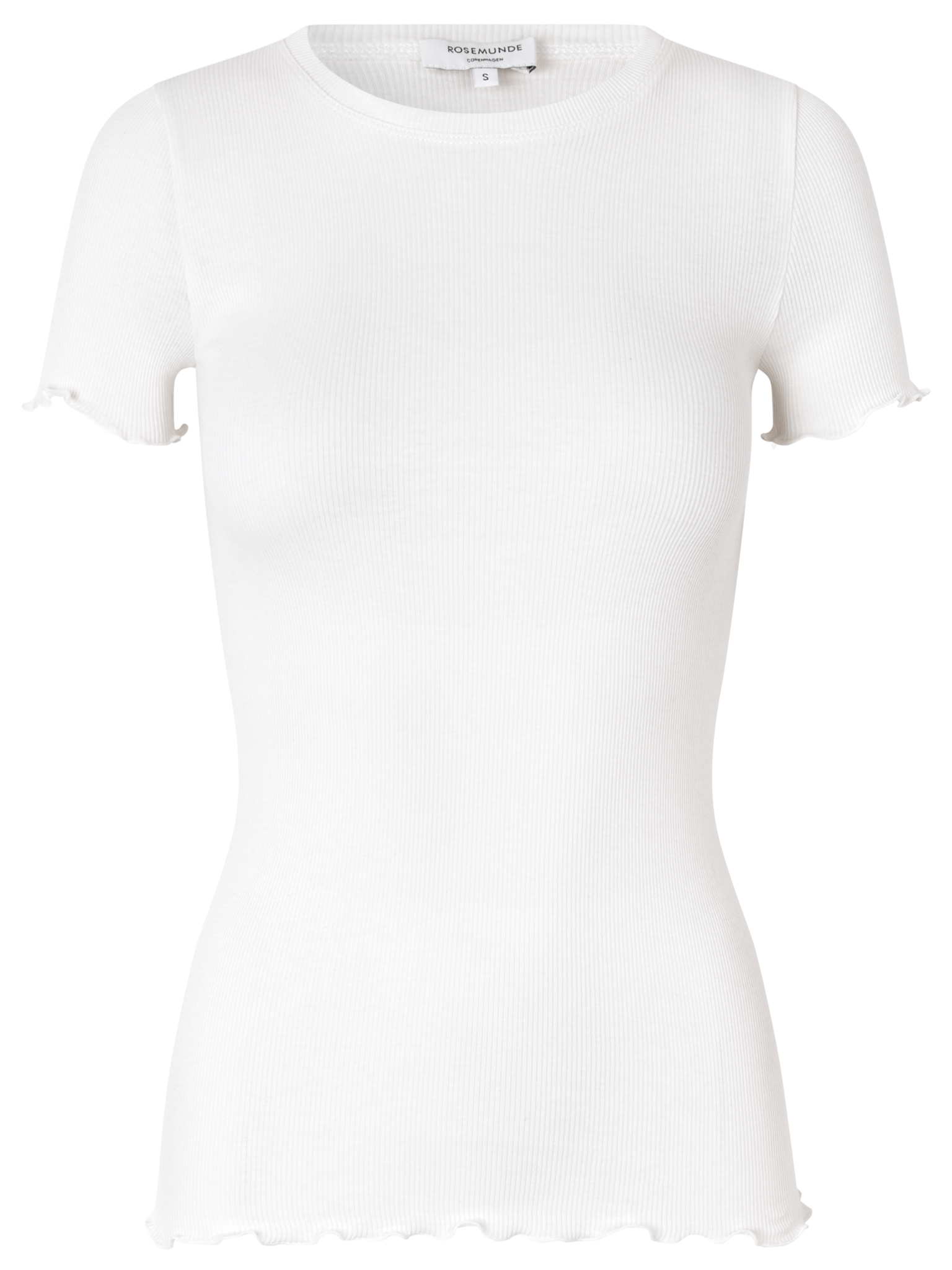 RWBernadine Organic SS O-neck T-shirt T-shirt Rosemunde Woman XS new white