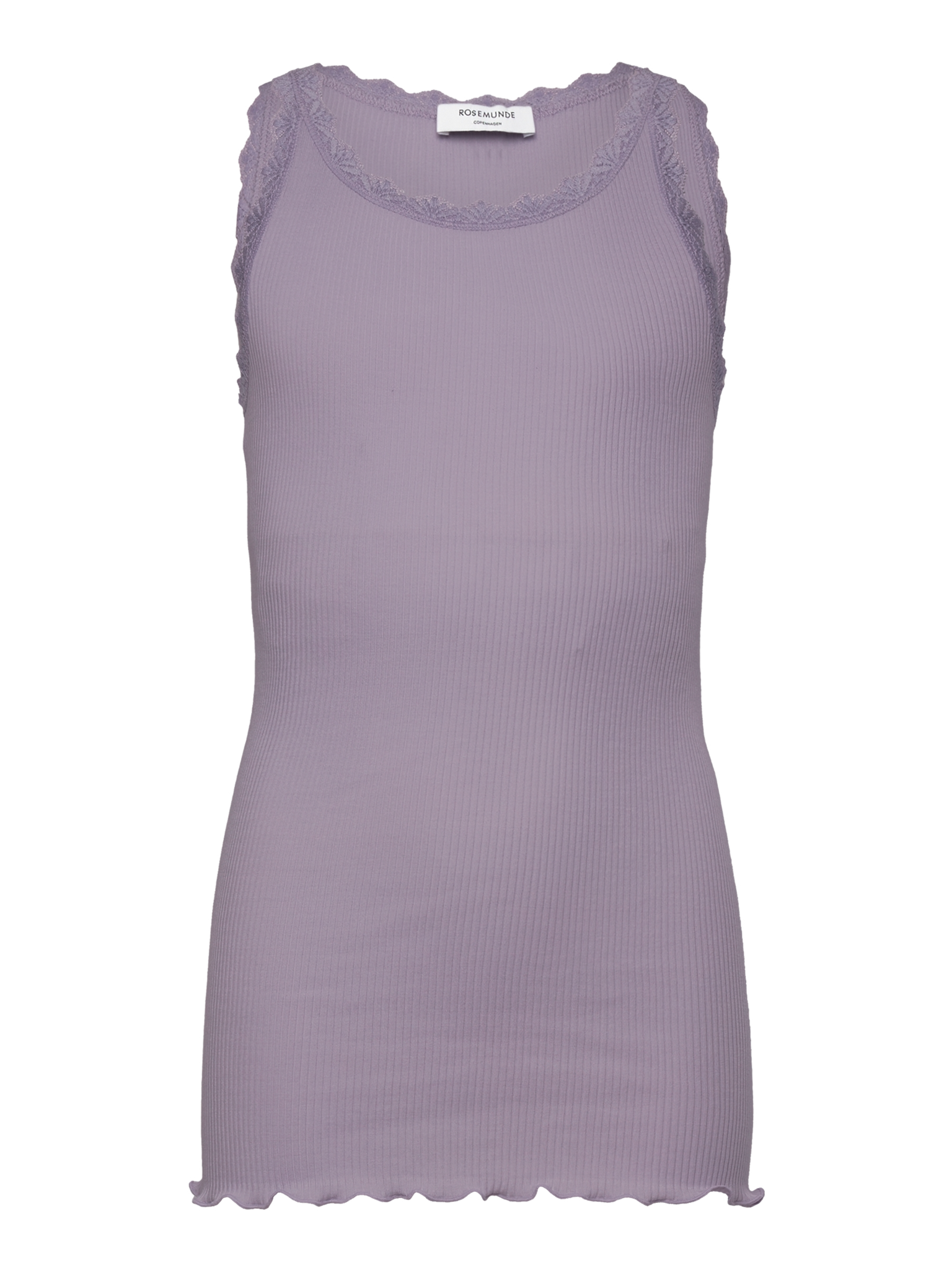 RKBalta Modal SL Lace Top Top Rosemunde Kids 128 lavender grey
