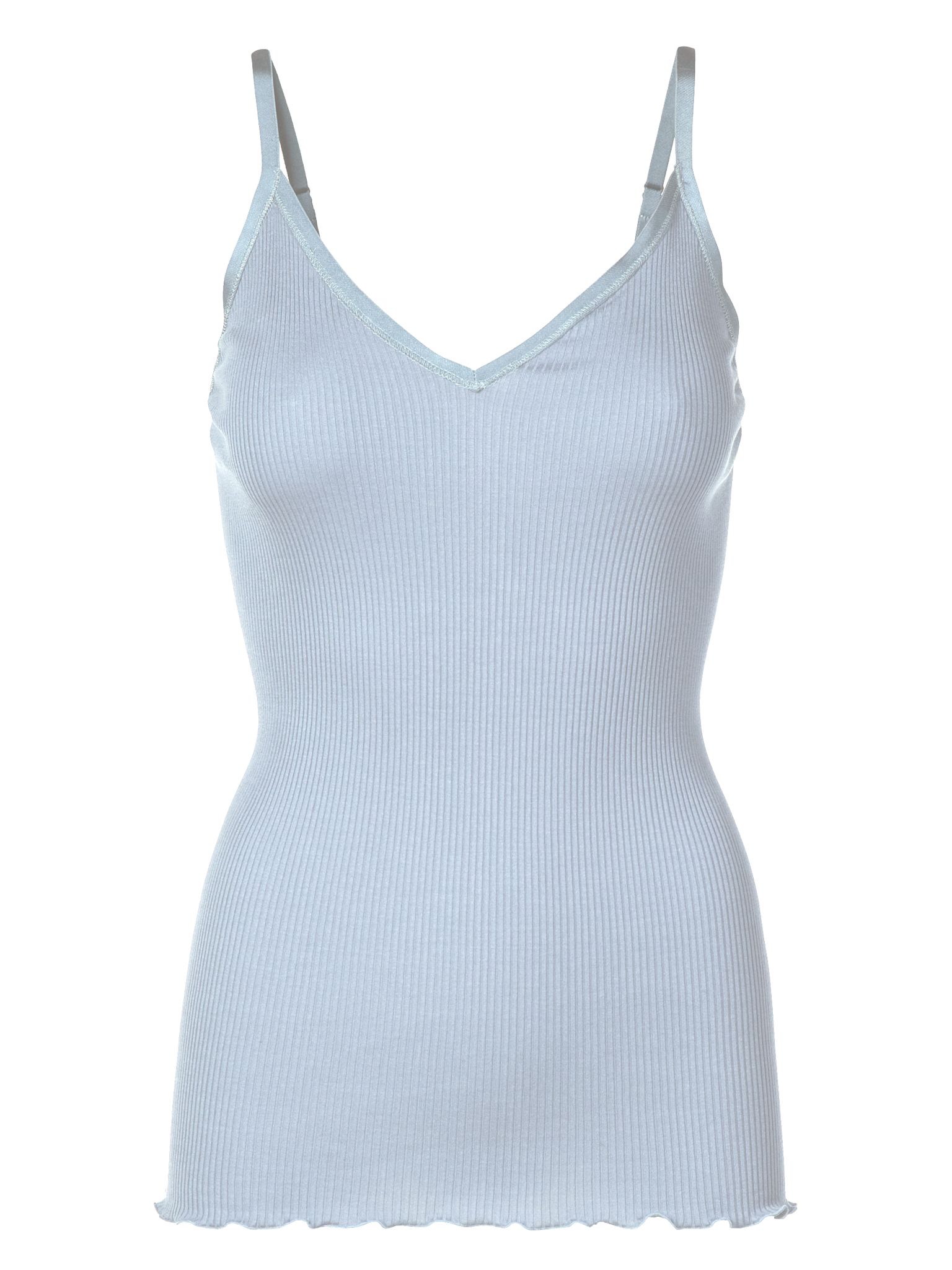 RWBelle Silk SL V-neck Elastic Top Top Rosemunde Woman XS nantucket blue