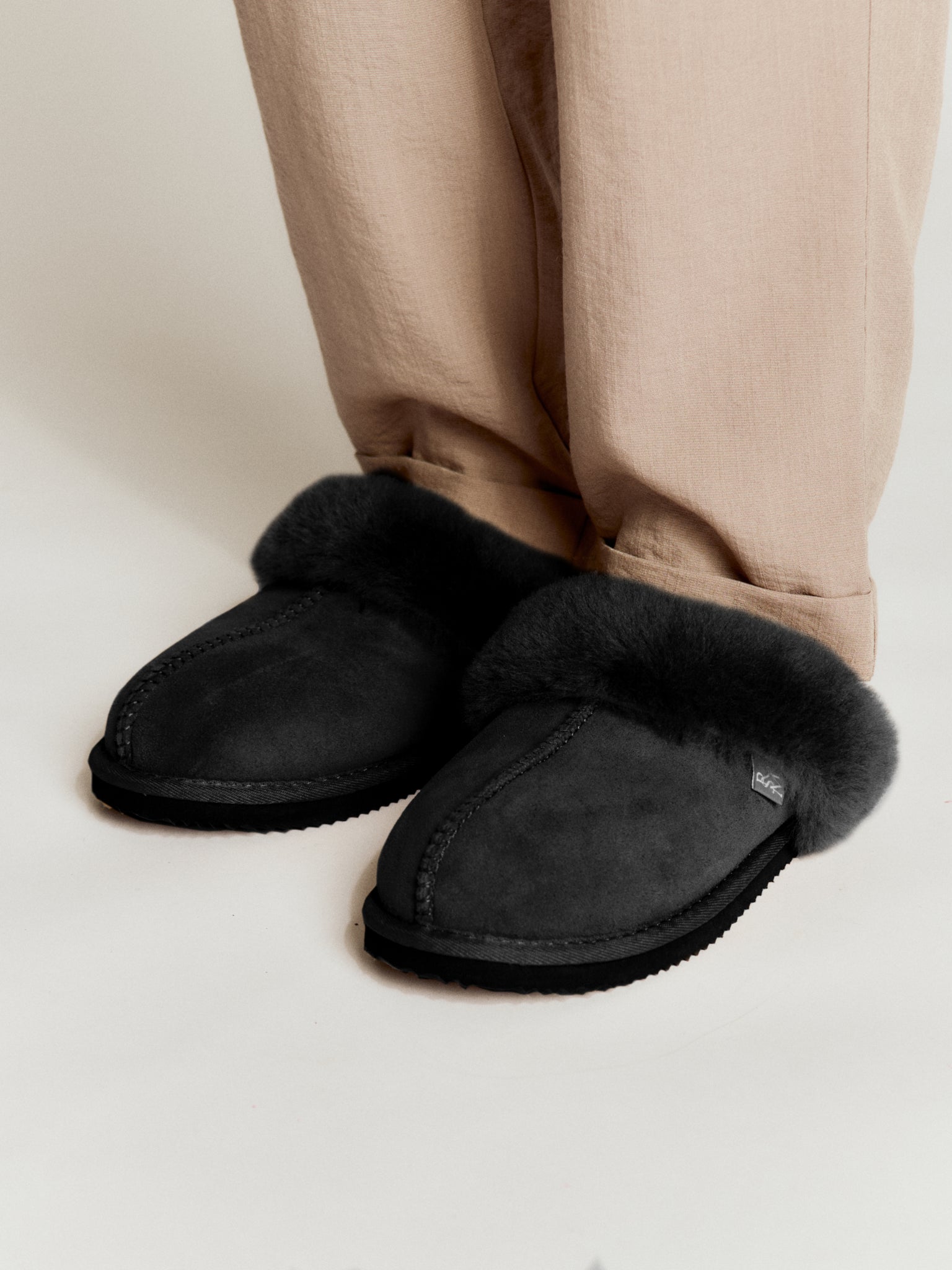 RHSydney Shearling Reversed Slippers SLIPPERS Rosemunde Woman