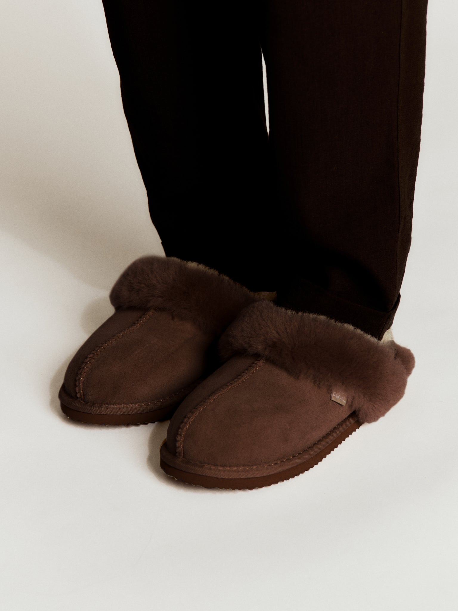 RHSydney Shearling Reversed Slippers SLIPPERS Rosemunde Woman
