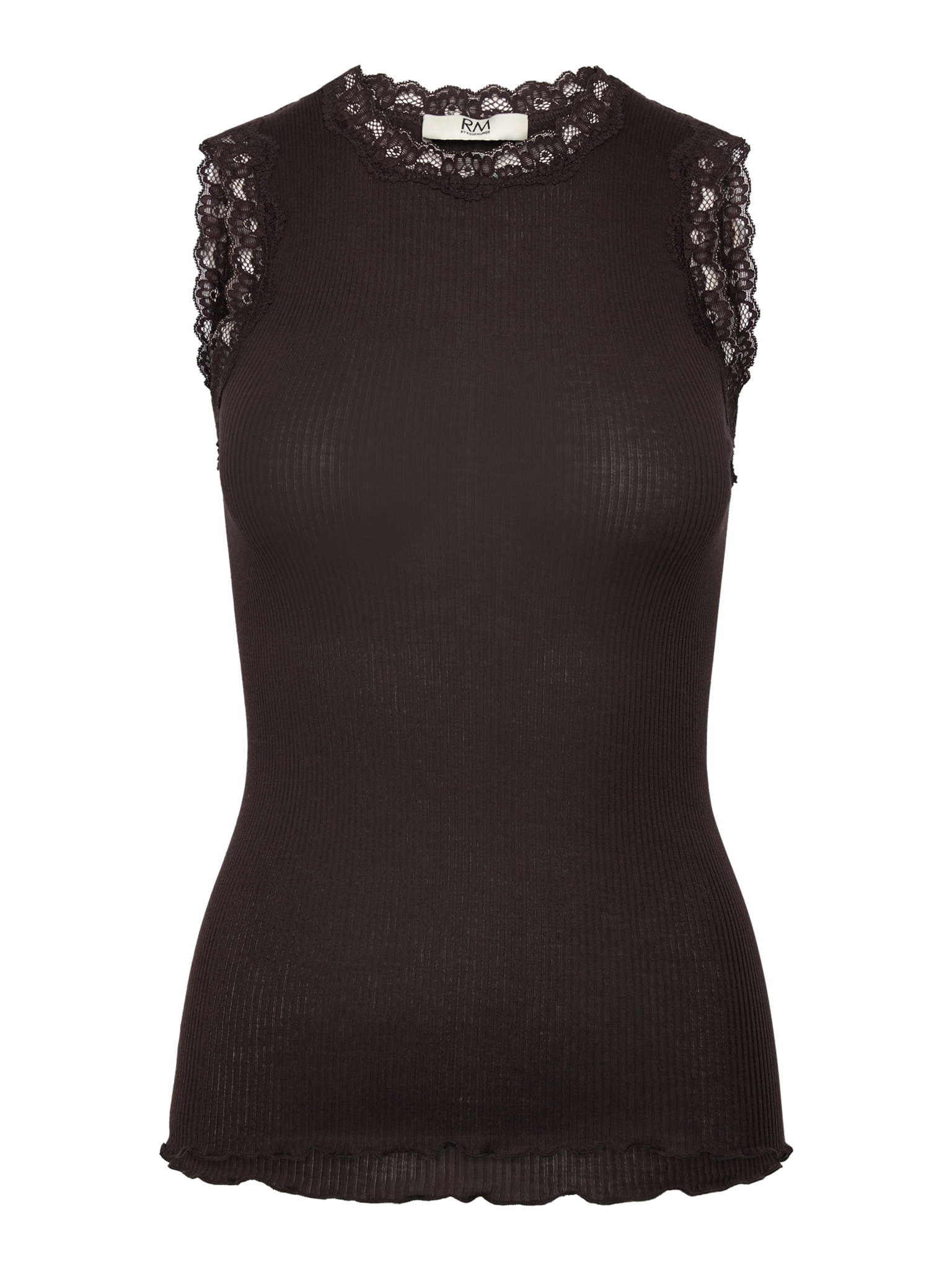 RMWBalta O-Neck Sleeveless Top TOP Rosemunde Woman XS ganache