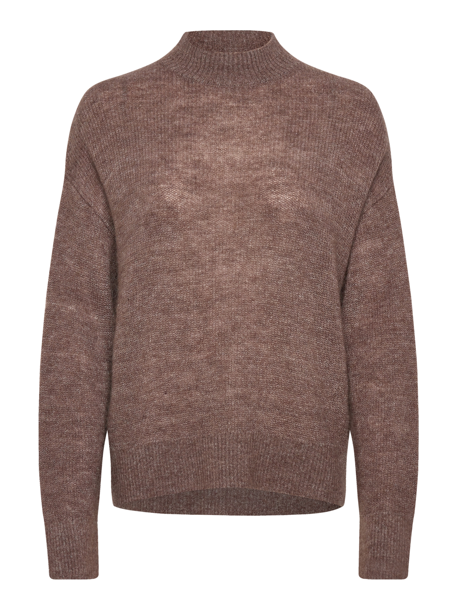 RMWCille LS Turtleneck Pullover PULLOVER Jiaxing Qianyun USD XS new dark brown melange