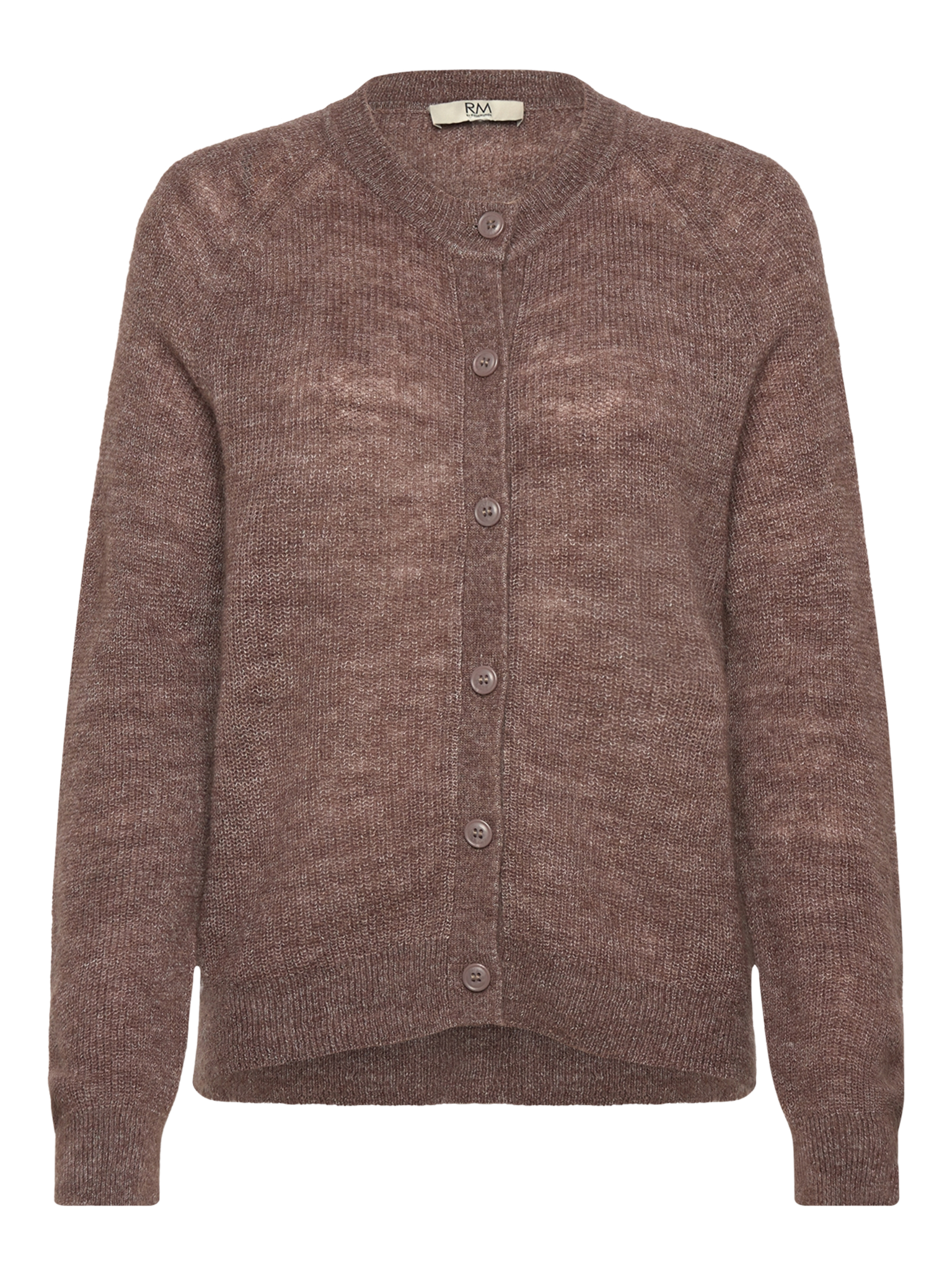 RMWCille LS Cardigan CARDIGAN Jiaxing Qianyun USD XS new dark brown melange