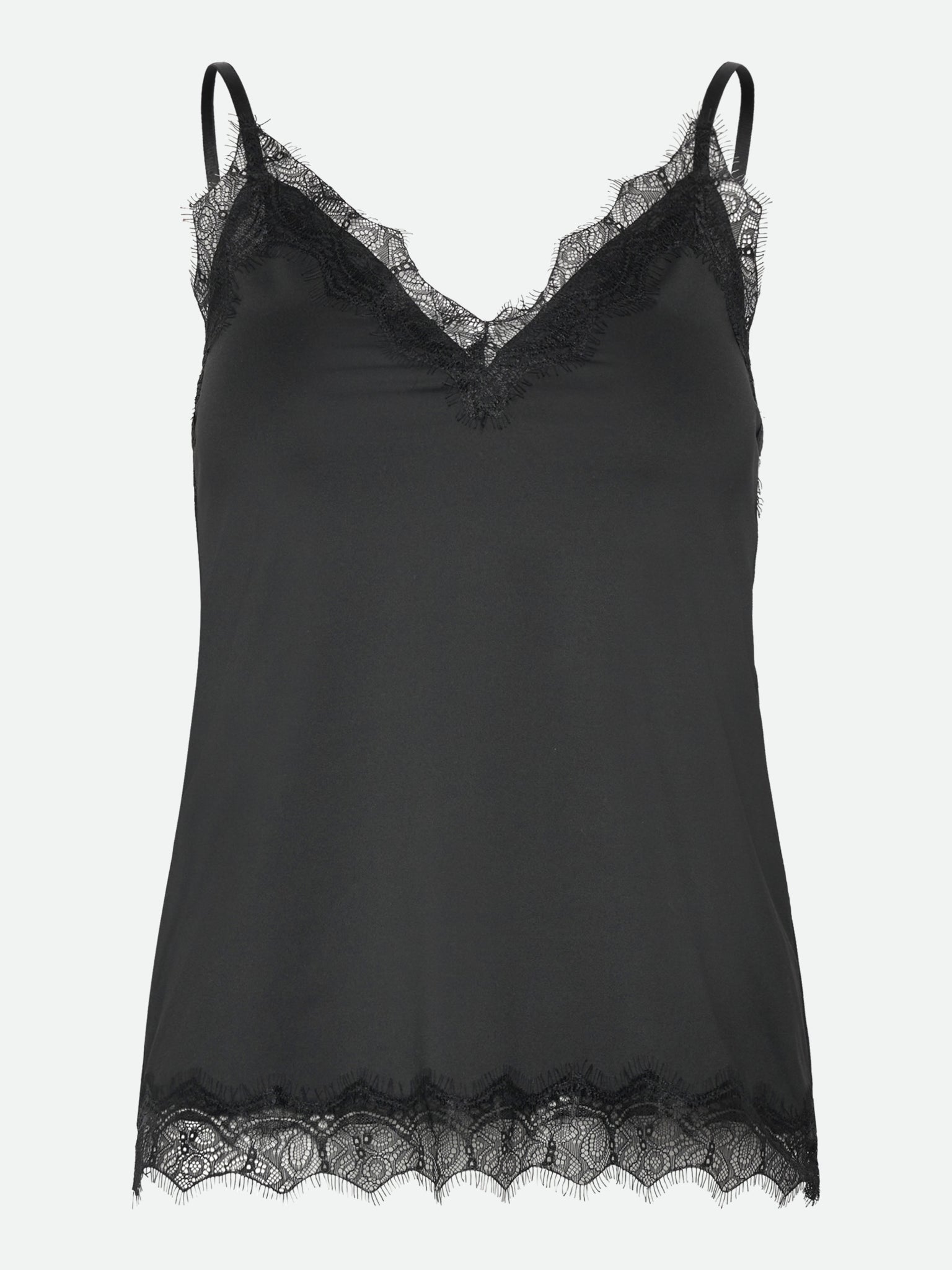 RWBridget Ærmeløs Blonde Strop Top